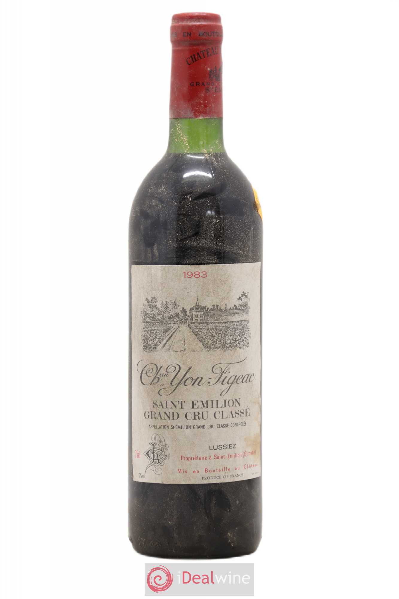 Château Yon Figeac Grand Cru Classé 1983 - Lot de 1 bouteille - 0