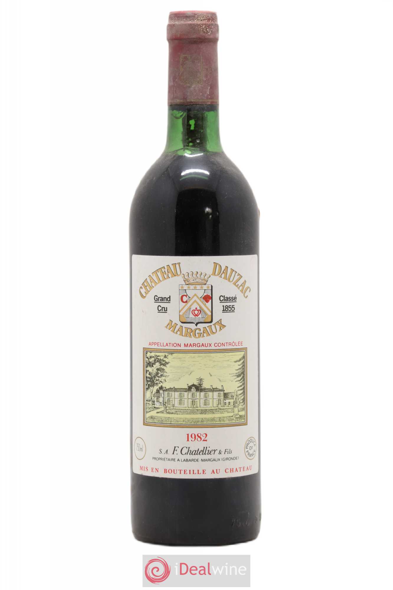 Château Dauzac 5ème Grand Cru Classé 1982 - Lot de 1 bouteille - 0