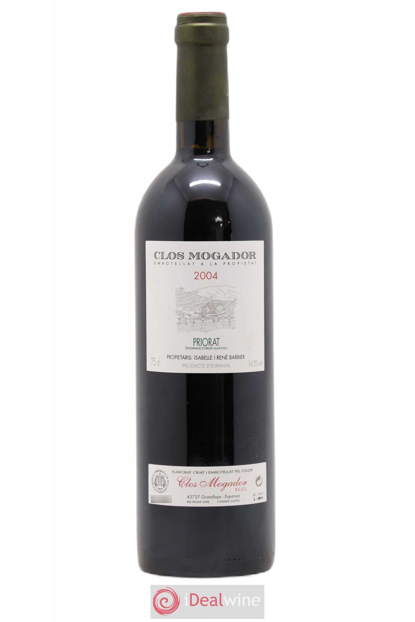 Priorat Clos Mogador DOCA René Barbier 2004 - Lot de 1 bouteille - 0