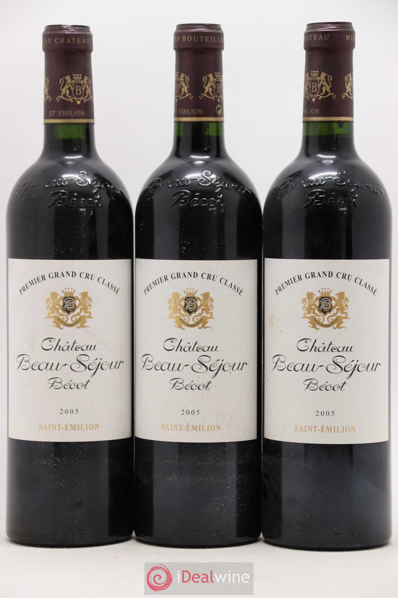 Château Beau-Séjour Bécot 1er Grand Cru Classé B 2005 - Lot de 6 bouteilles - 2