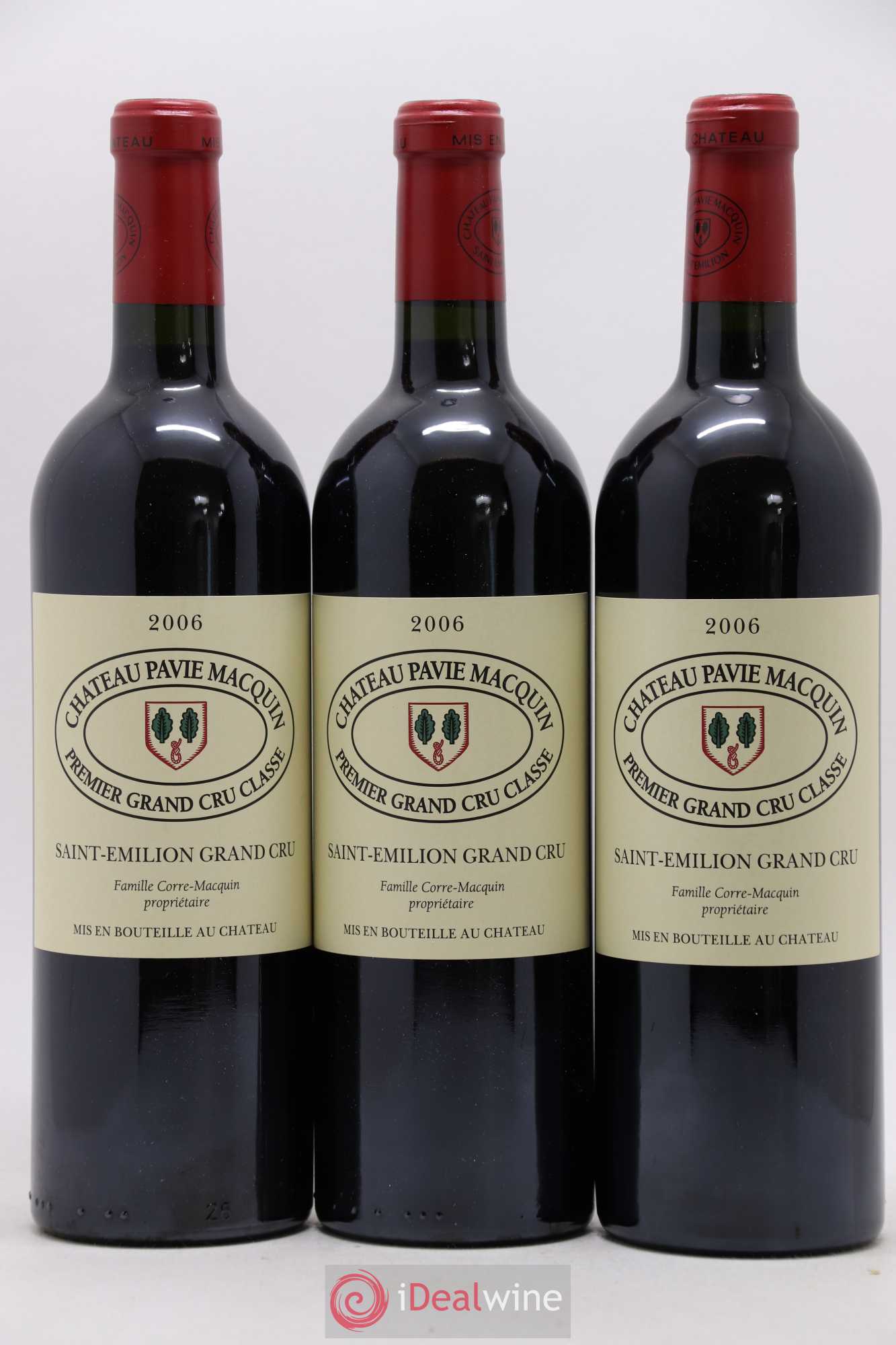 Château Pavie Macquin 1er Grand Cru Classé B 2006 - Lot de 6 bouteilles - 1