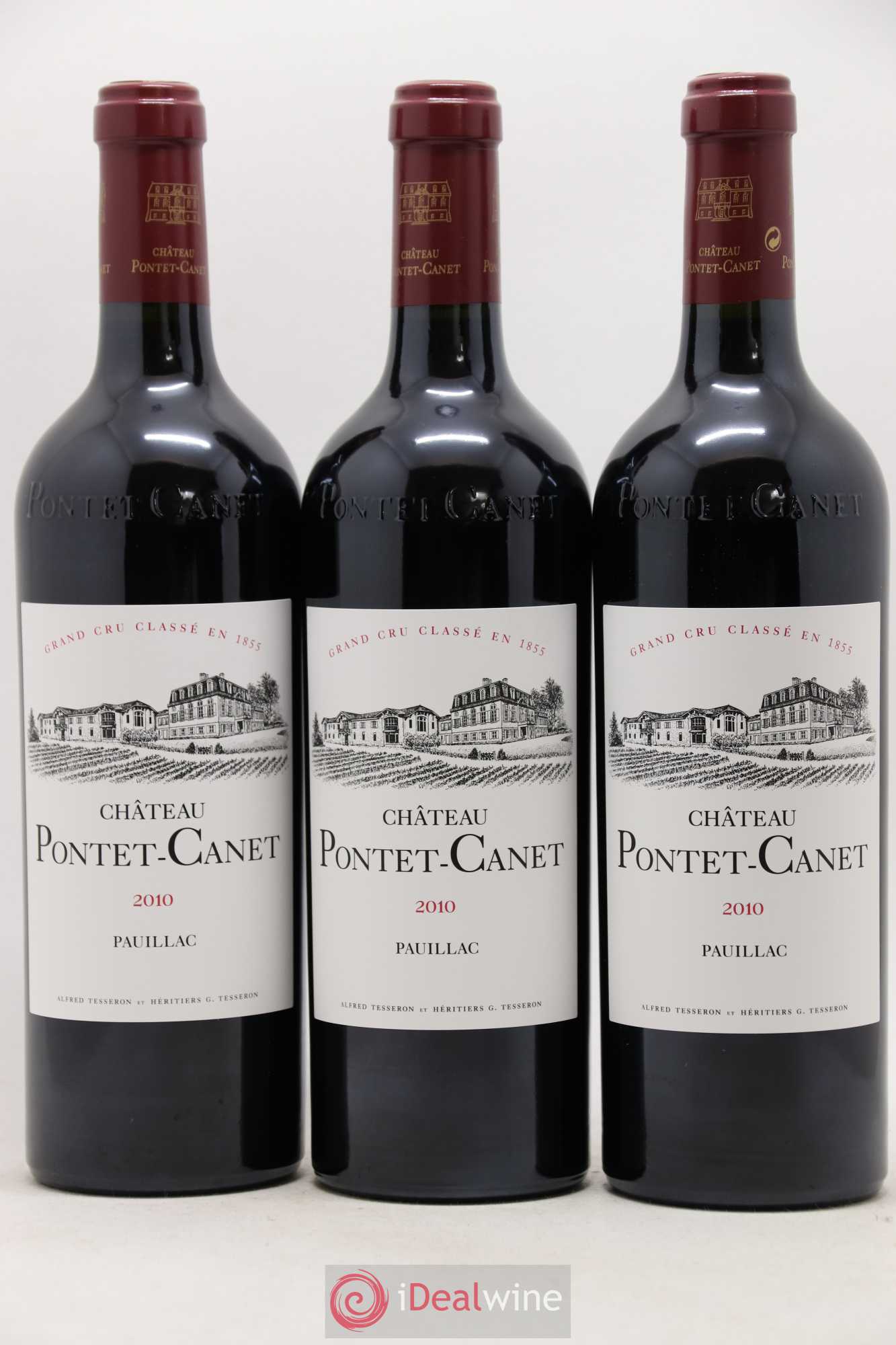Château Pontet Canet 5ème Grand Cru Classé 2010 - Lot de 6 bouteilles - 1