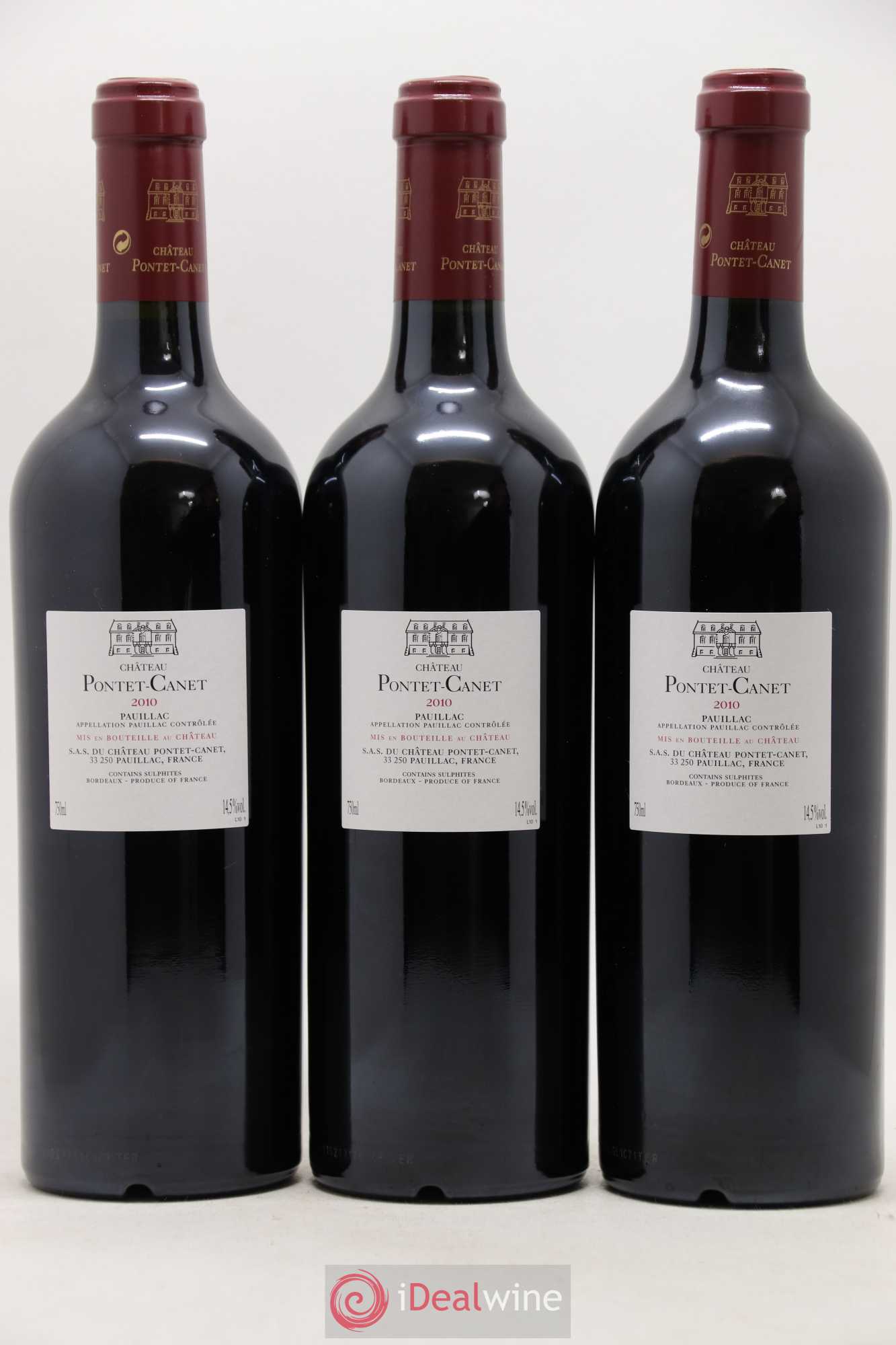 Château Pontet Canet 5ème Grand Cru Classé 2010 - Lot de 6 bouteilles - 4