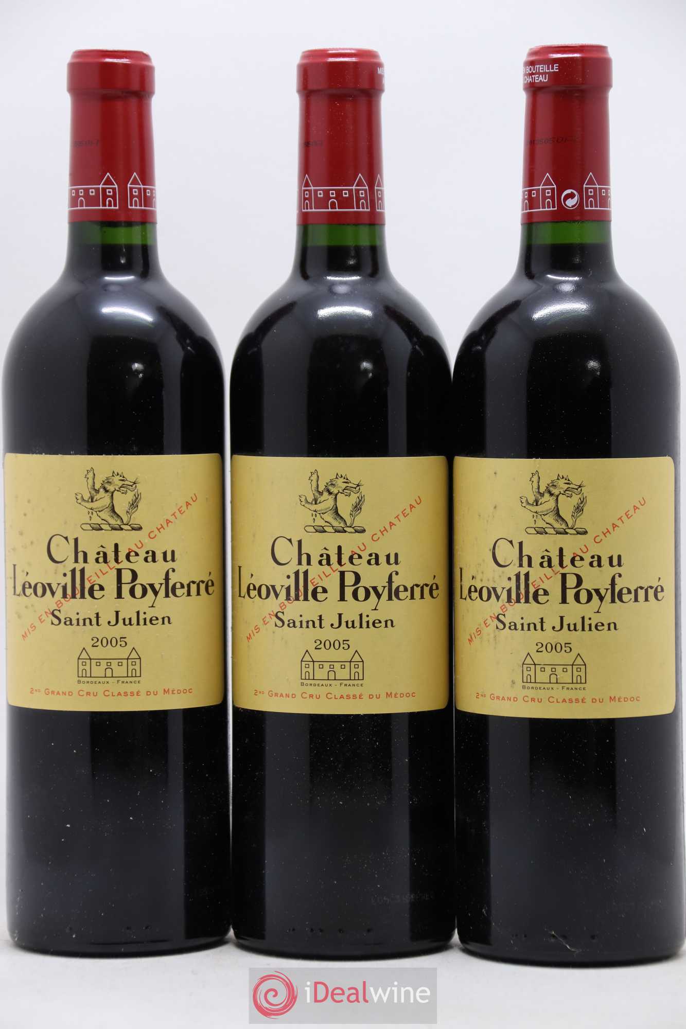 Château Léoville Poyferré 2ème Grand Cru Classé 2005 - Lot de 6 bouteilles - 2