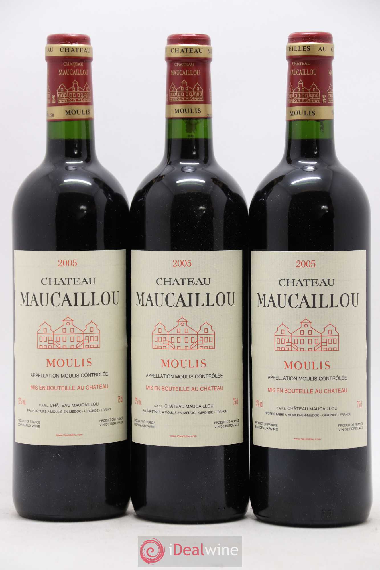 Château Maucaillou 2005 - Lot de 6 bouteilles - 1