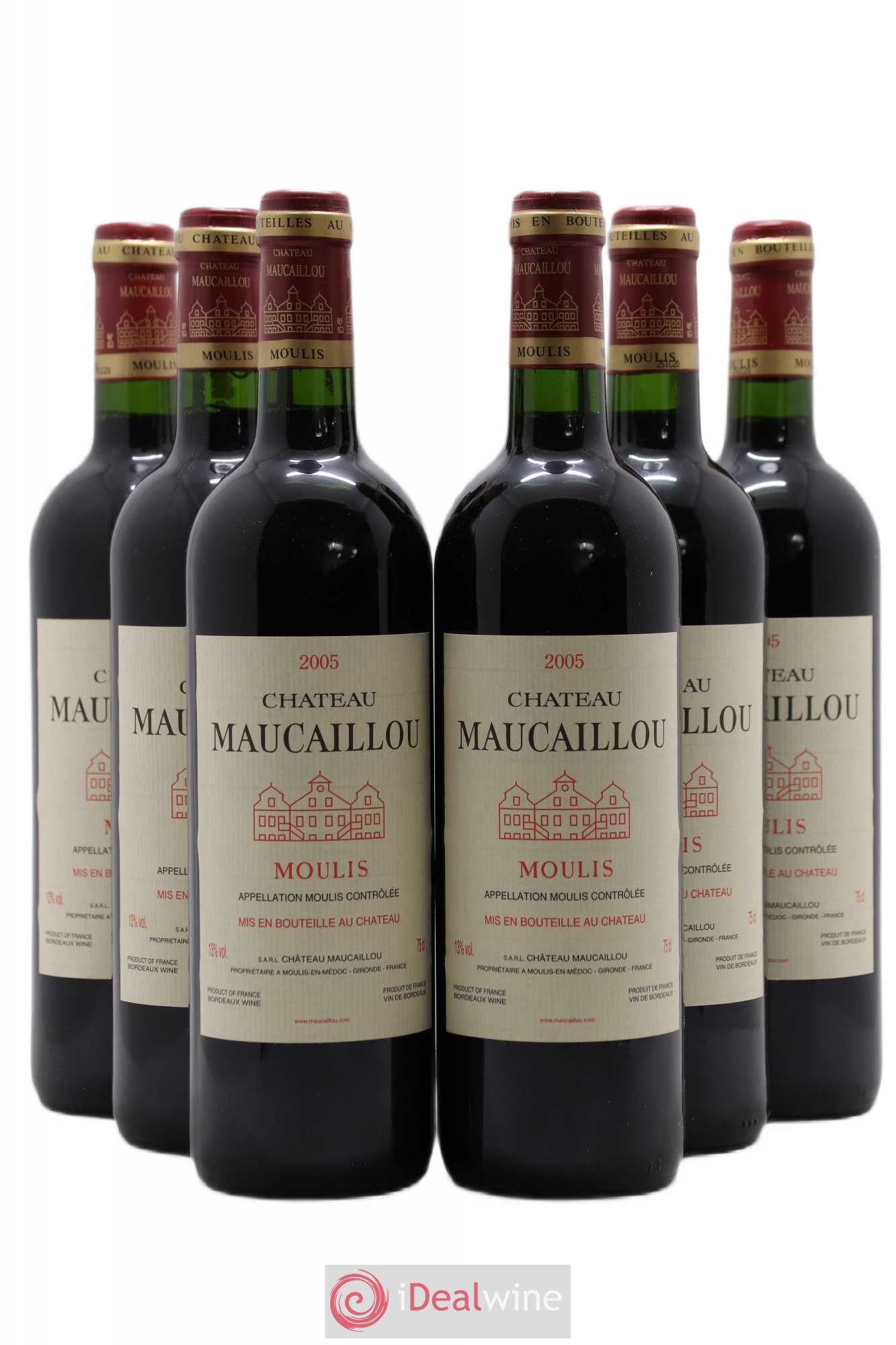 Château Maucaillou 2005 - Lot de 6 bouteilles - 0