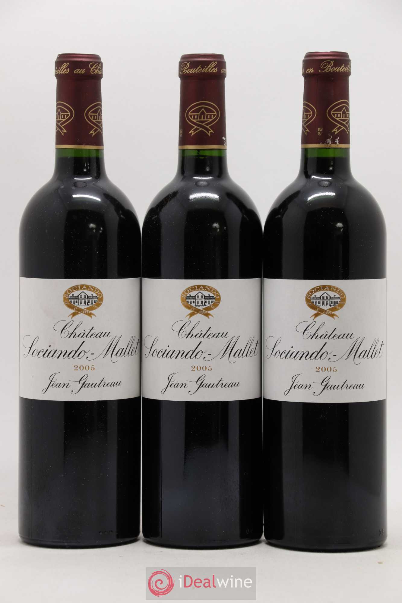 Château Sociando Mallet 2005 - Lot de 6 bouteilles - 1