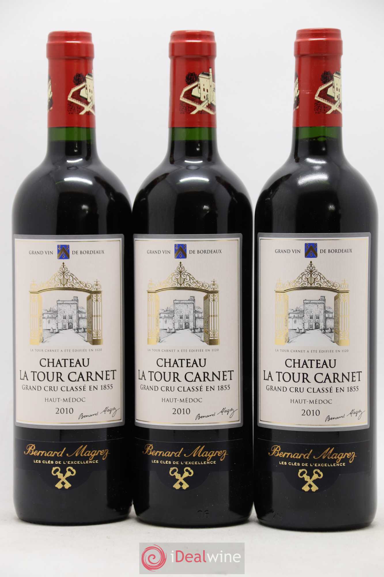 Château la Tour Carnet 4ème Grand Cru Classé 2010 - Lot de 6 bouteilles - 2