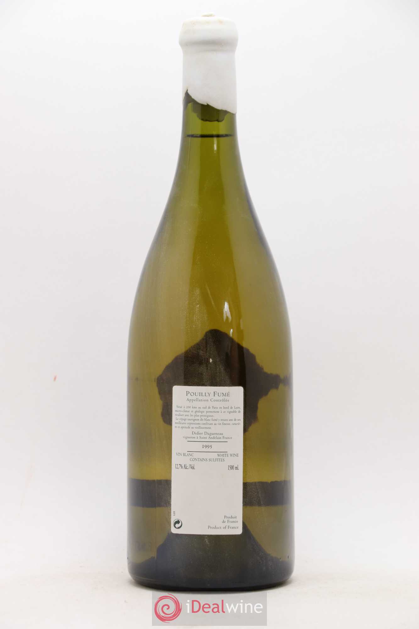 Vin de France (anciennement Pouilly-Fumé) Silex Dagueneau (Domaine Didier - Louis-Benjamin) 1995 - Lot de 1 magnum - 1