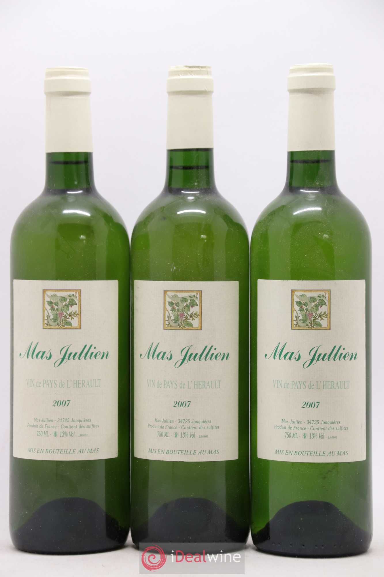 Pays d'Hérault Mas Jullien Olivier Jullien 2007 - Lot de 6 bouteilles - 2