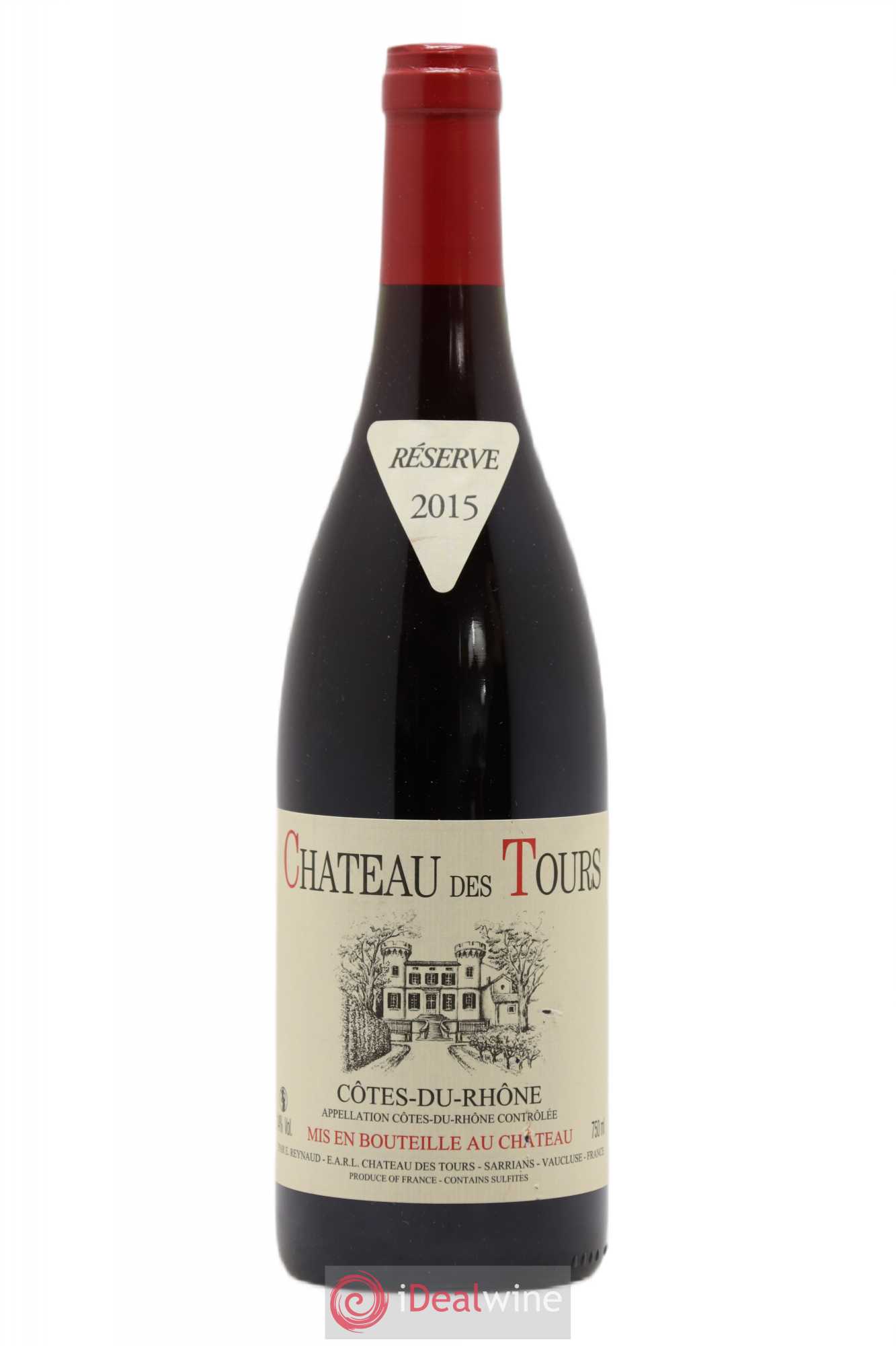 Côtes-du-Rhône Château des Tours Emmanuel Reynaud 2015 - Lot de 1 bouteille - 0