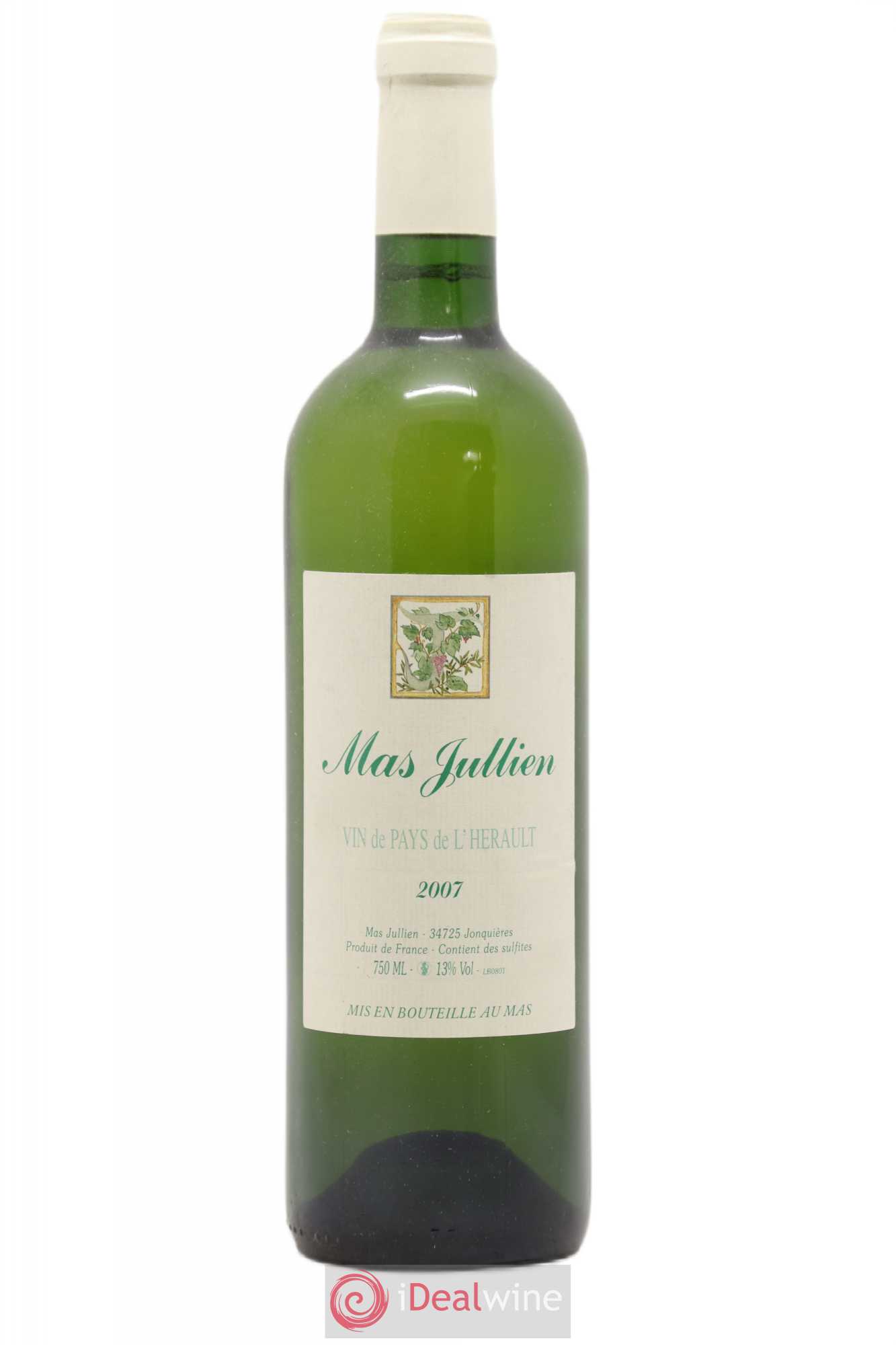 Pays d'Hérault Mas Jullien Olivier Jullien 2007 - Lot de 1 bouteille - 0