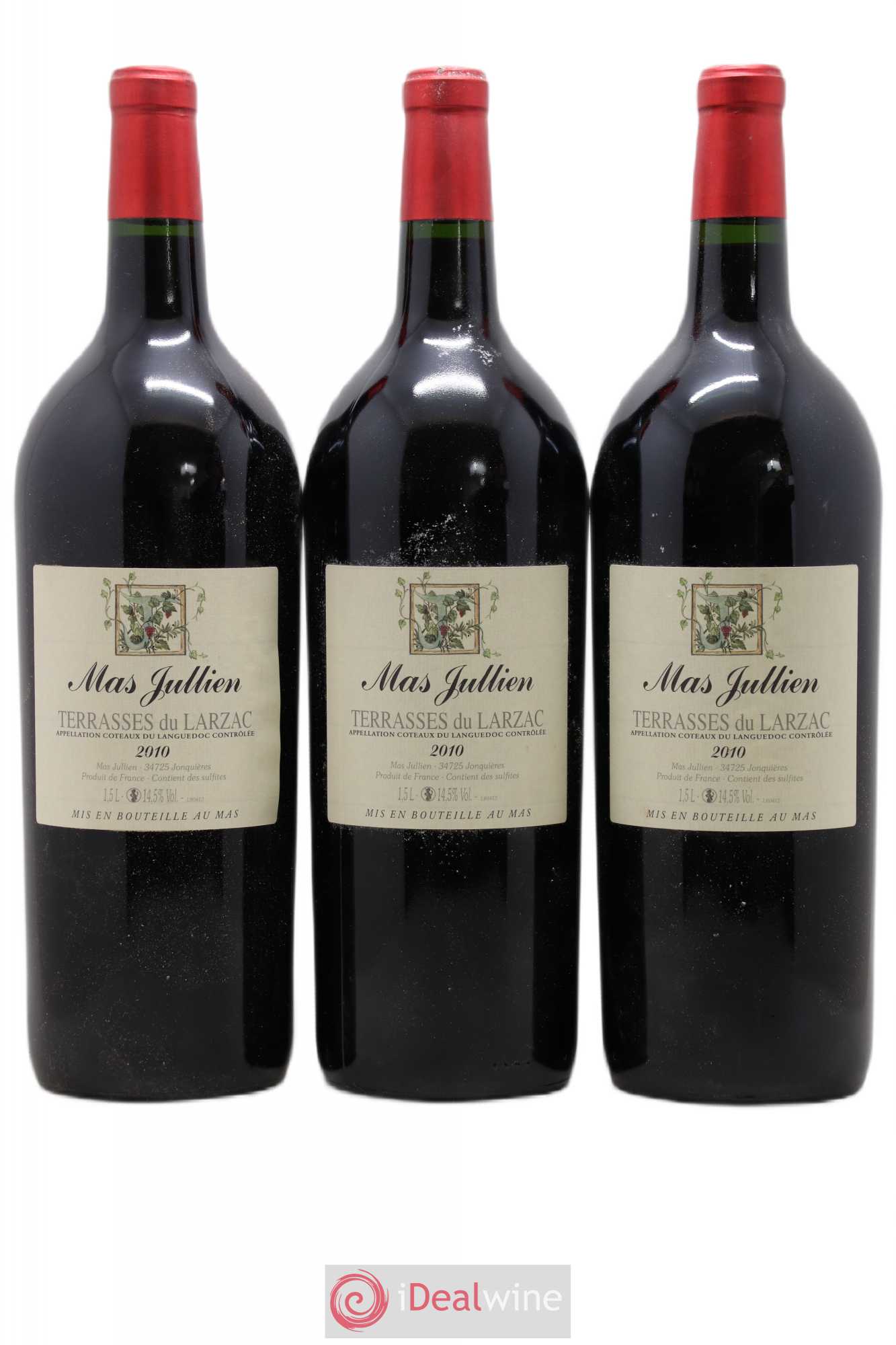 Terrasses du Larzac Mas Jullien Olivier Jullien 2010 - Lot de 3 magnums - 0