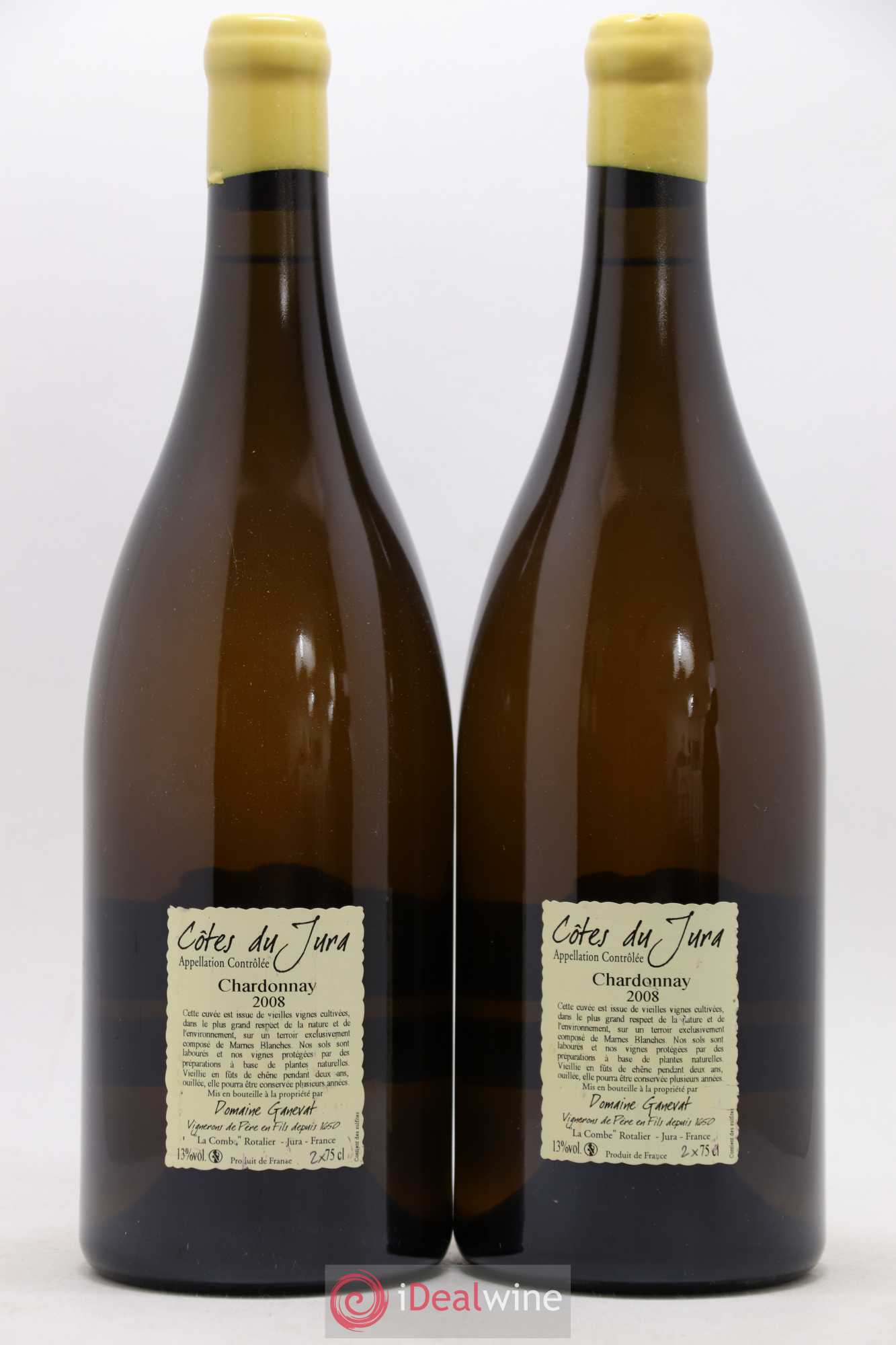 Côtes du Jura Les Grands Teppes Vieilles Vignes Jean-François Ganevat (Domaine) 2008 - Lot de 2 magnums - 1