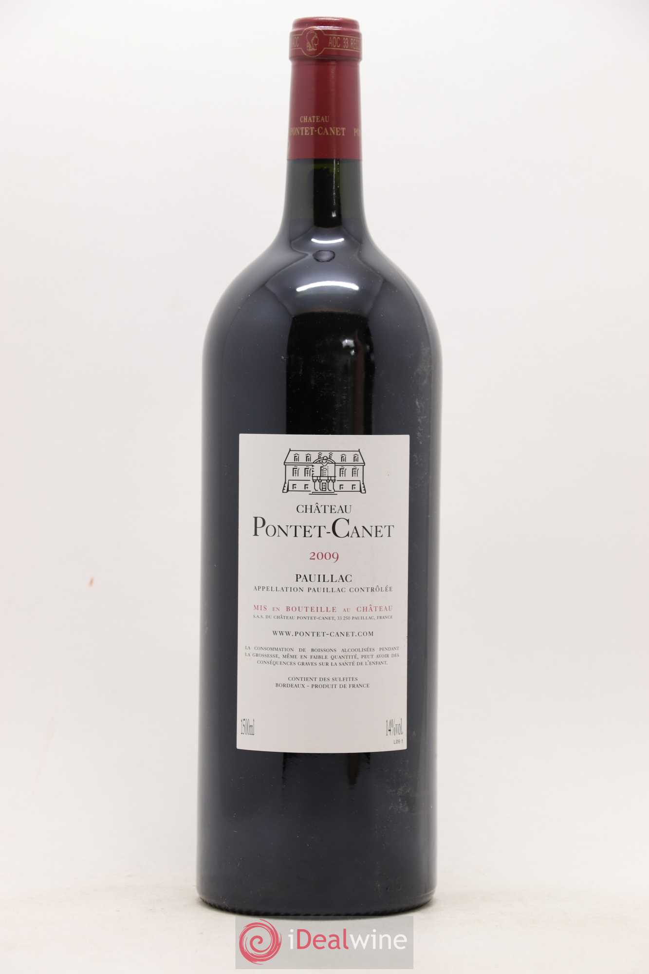Château Pontet Canet 5ème Grand Cru Classé 2009 - Lot de 1 magnum - 1