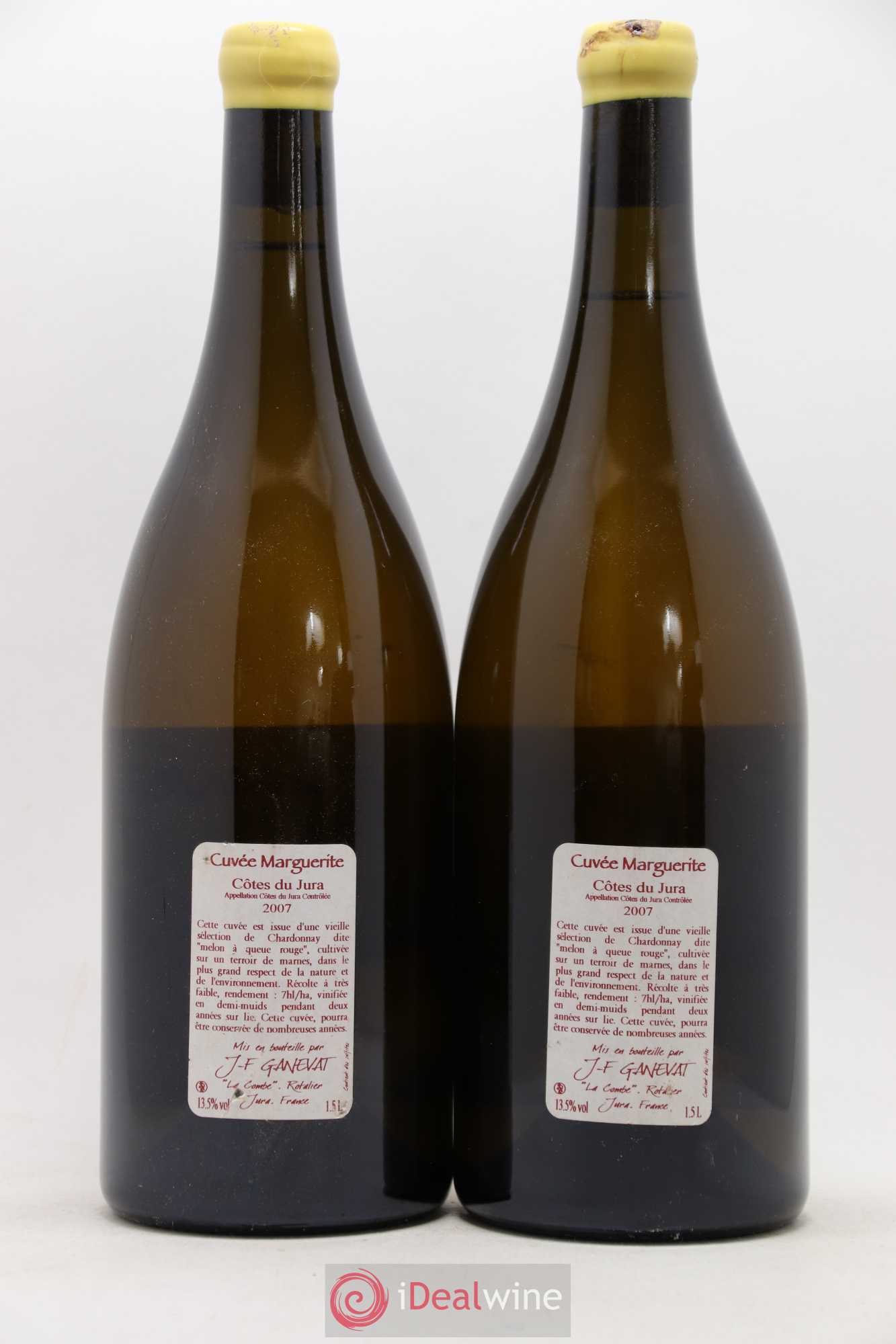 Côtes du Jura Cuvée Marguerite Jean-François Ganevat (Domaine) 2007 - Lot de 2 magnums - 1
