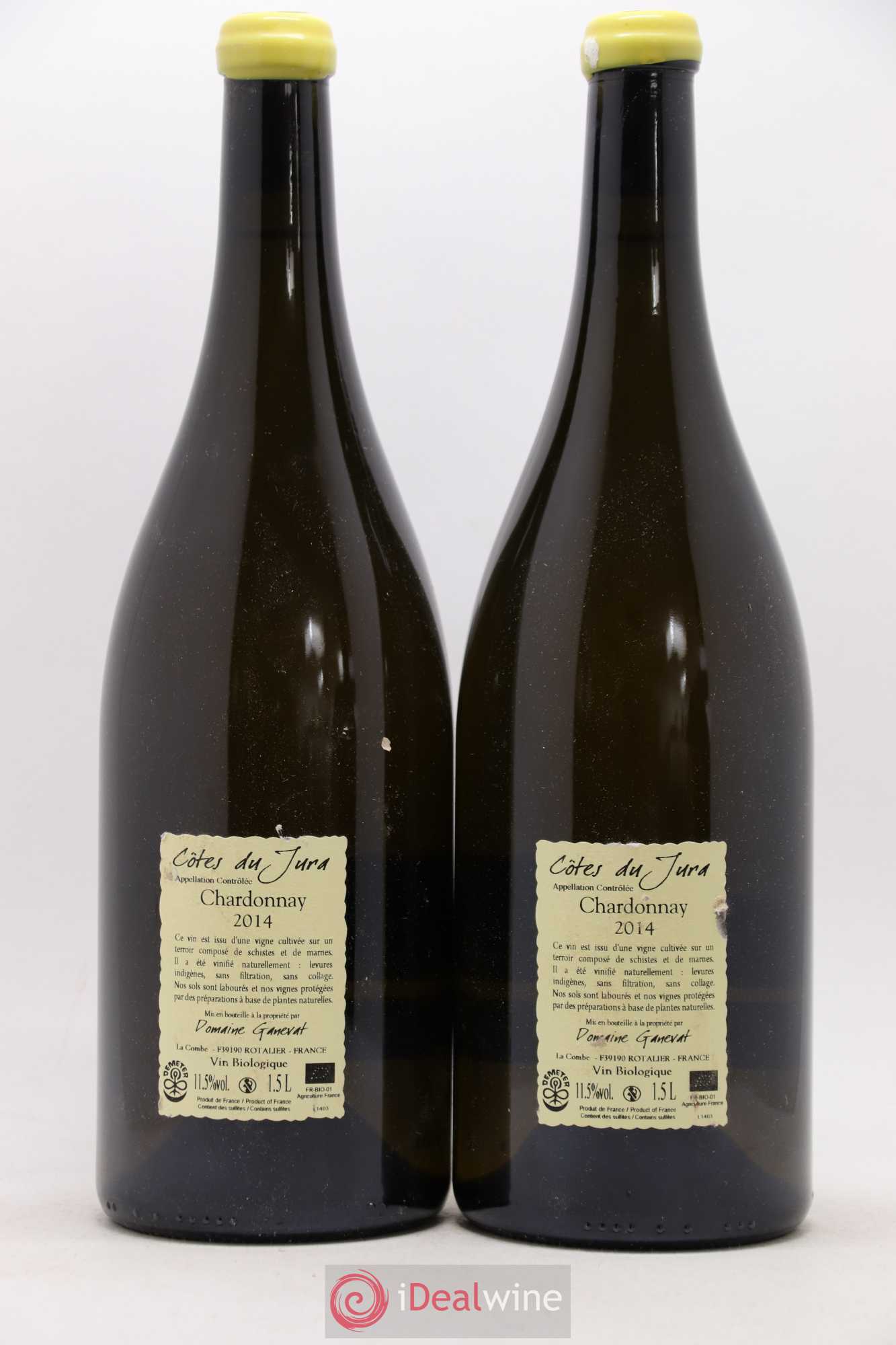 Côtes du Jura Grusse en Billat Jean-François Ganevat (Domaine) 2014 - Lot de 2 magnums - 1