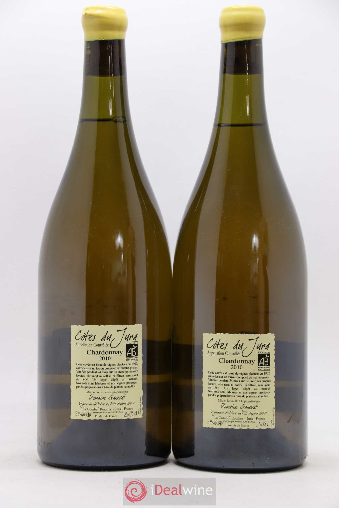 Côtes du Jura Les Chalasses Vieilles Vignes Jean-François Ganevat (Domaine) 2010 - Lot de 2 magnums - 1