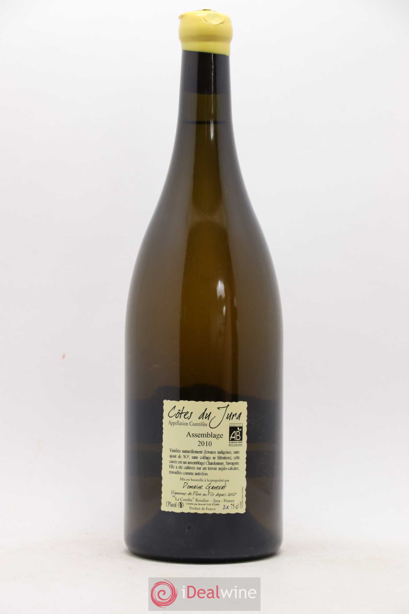 Côtes du Jura Cuvée Orégane Jean-François Ganevat (Domaine) 2010 - Lot de 1 magnum - 1