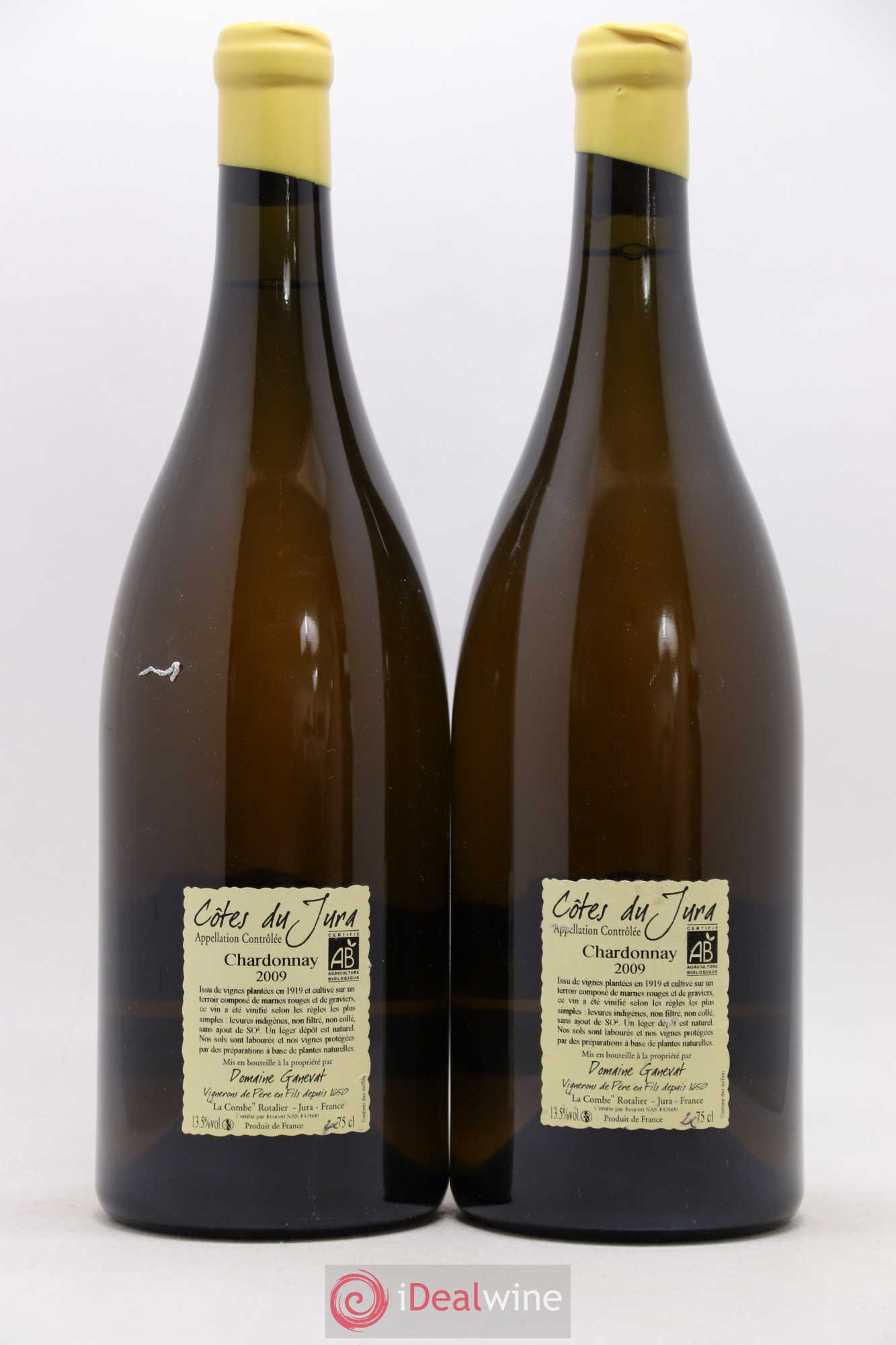 Côtes du Jura Les Grands Teppes Vieilles Vignes Jean-François Ganevat (Domaine) 2009 - Lot de 2 magnums - 1
