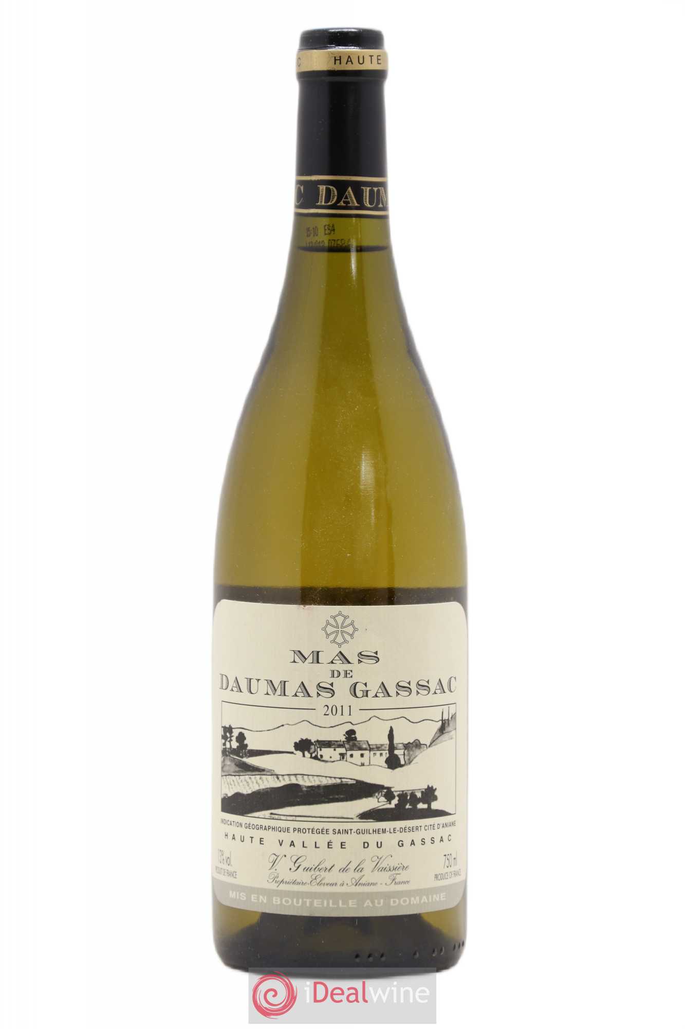 Saint-Guilhem-le-Désert - Cité d'Aniane Mas Daumas Gassac Famille Guibert de La Vaissière 2011 - Lot de 1 bouteille - 0