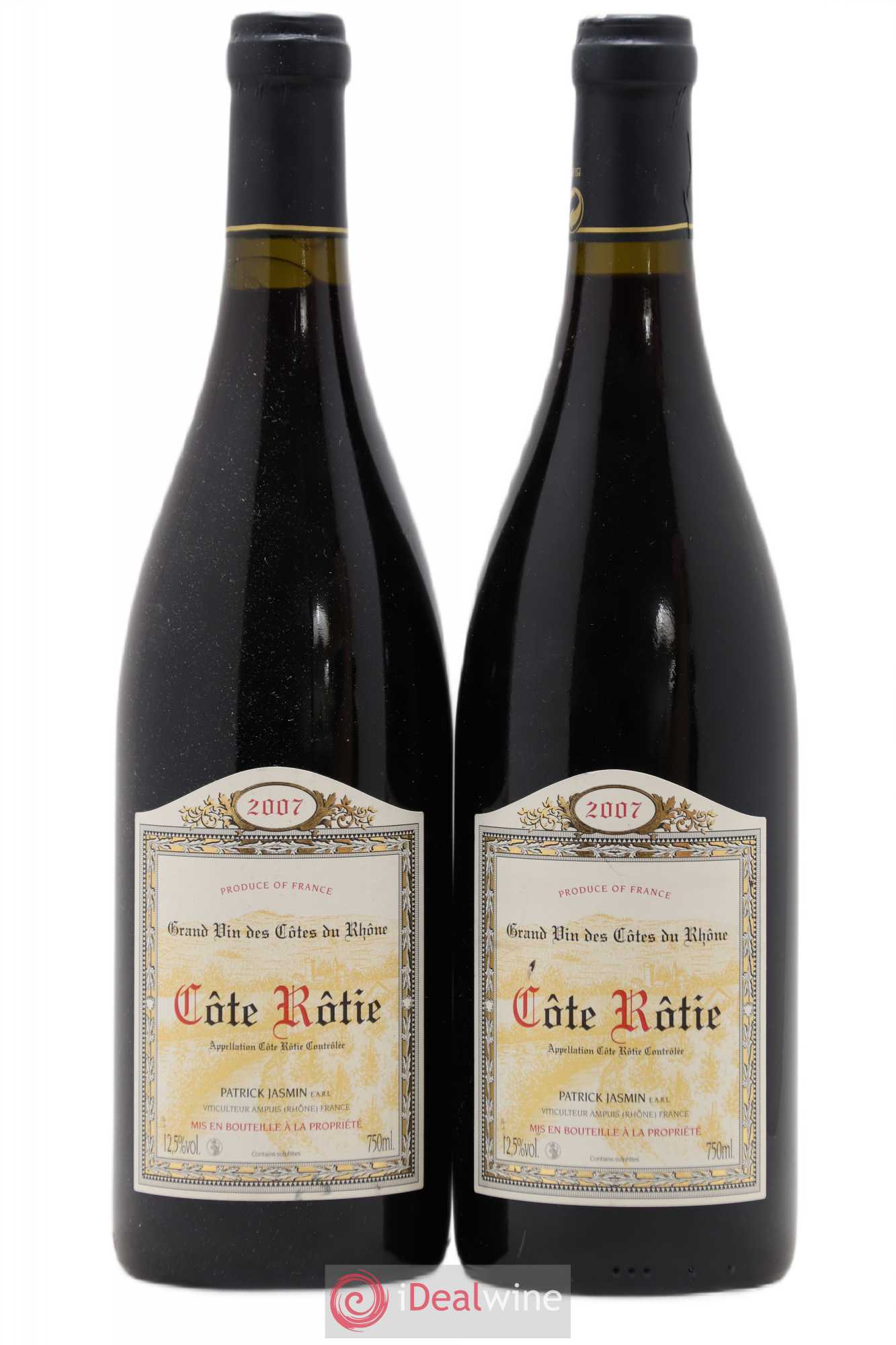 Côte-Rôtie Jasmin (Domaine) 2007 - Lot de 2 bouteilles - 0