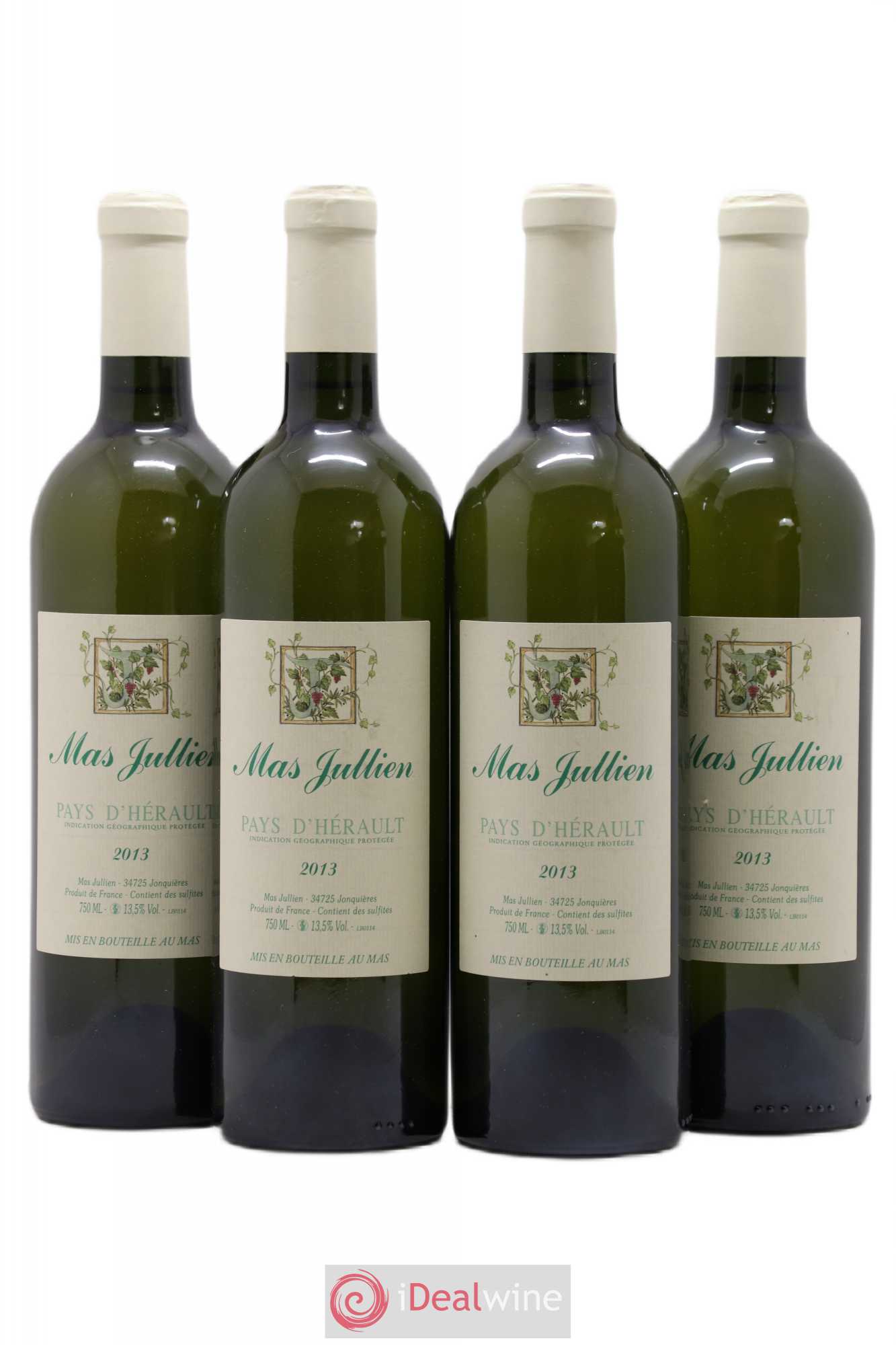 Pays d'Hérault Mas Jullien Olivier Jullien 2013 - Lot de 4 bouteilles - 0