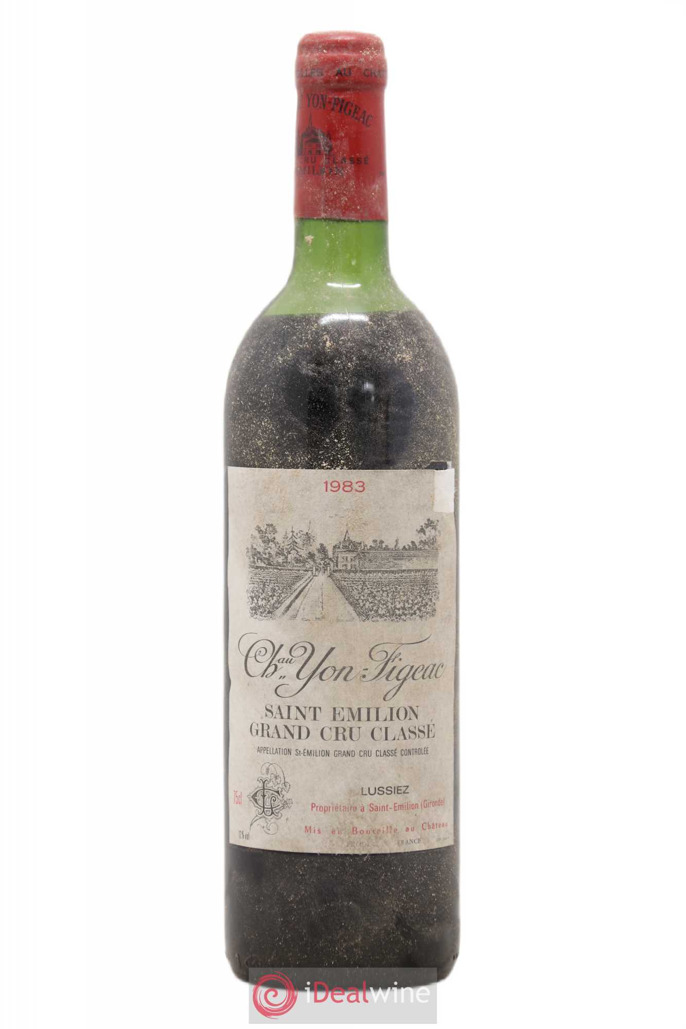 Château Yon Figeac Grand Cru Classé 1983 - Lot de 1 bouteille - 0