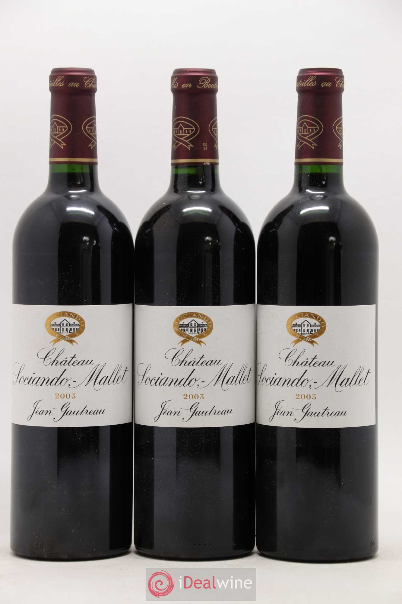 Château Sociando Mallet 2003 - Lot de 12 bouteilles - 3