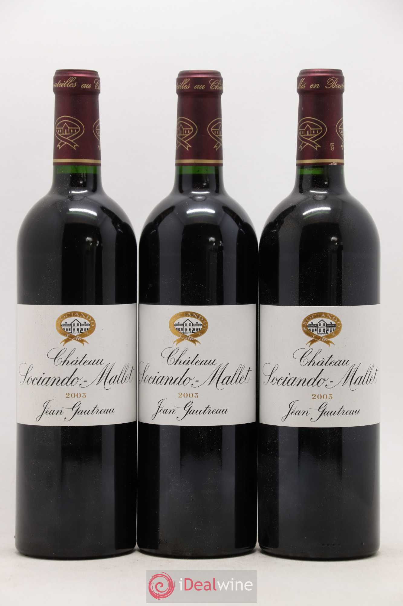 Château Sociando Mallet 2003 - Lot de 12 bouteilles - 4