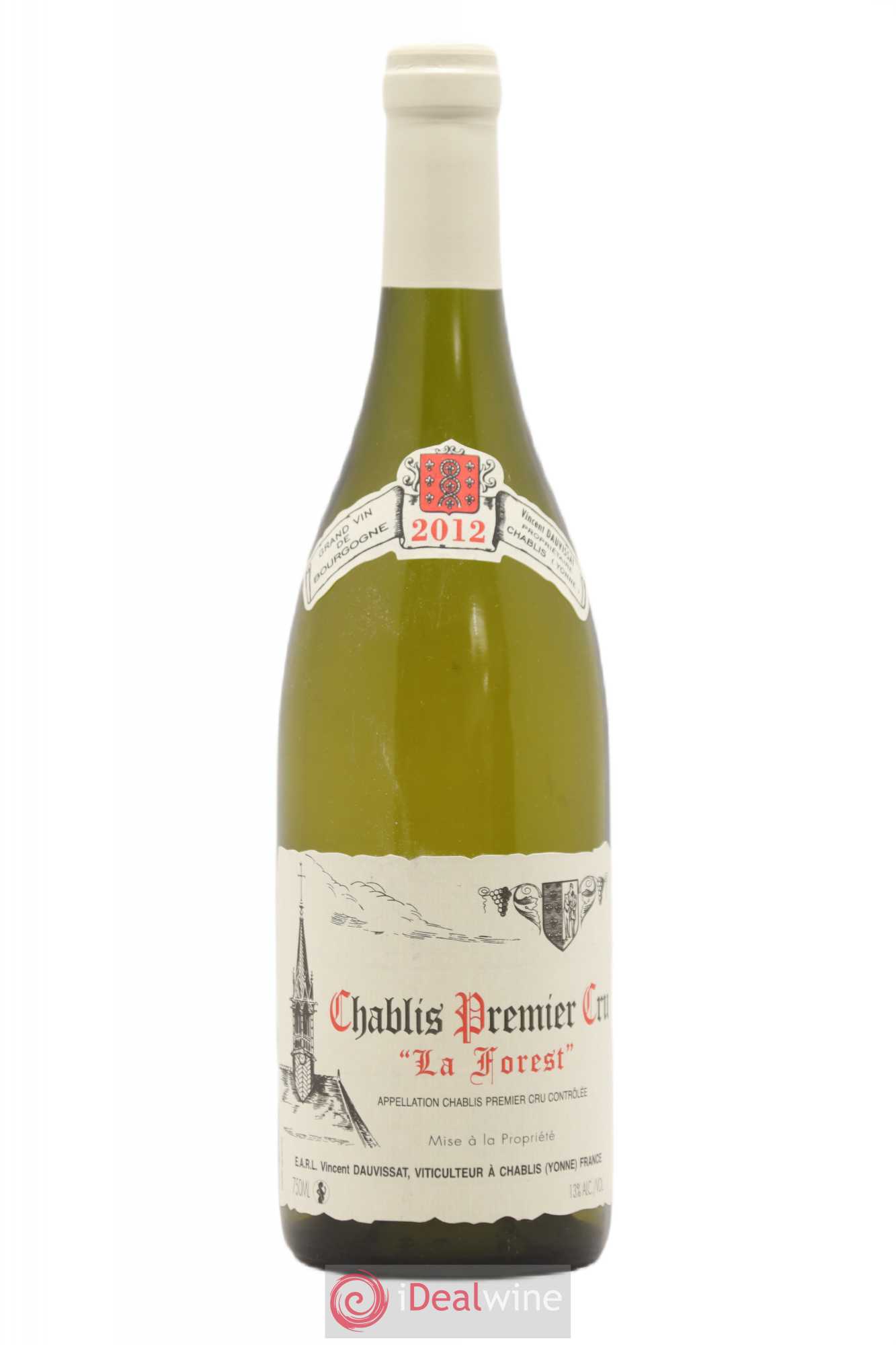Chablis 1er Cru La Forest Vincent Dauvissat (Domaine) 2012 - Lot de 1 bouteille - 0