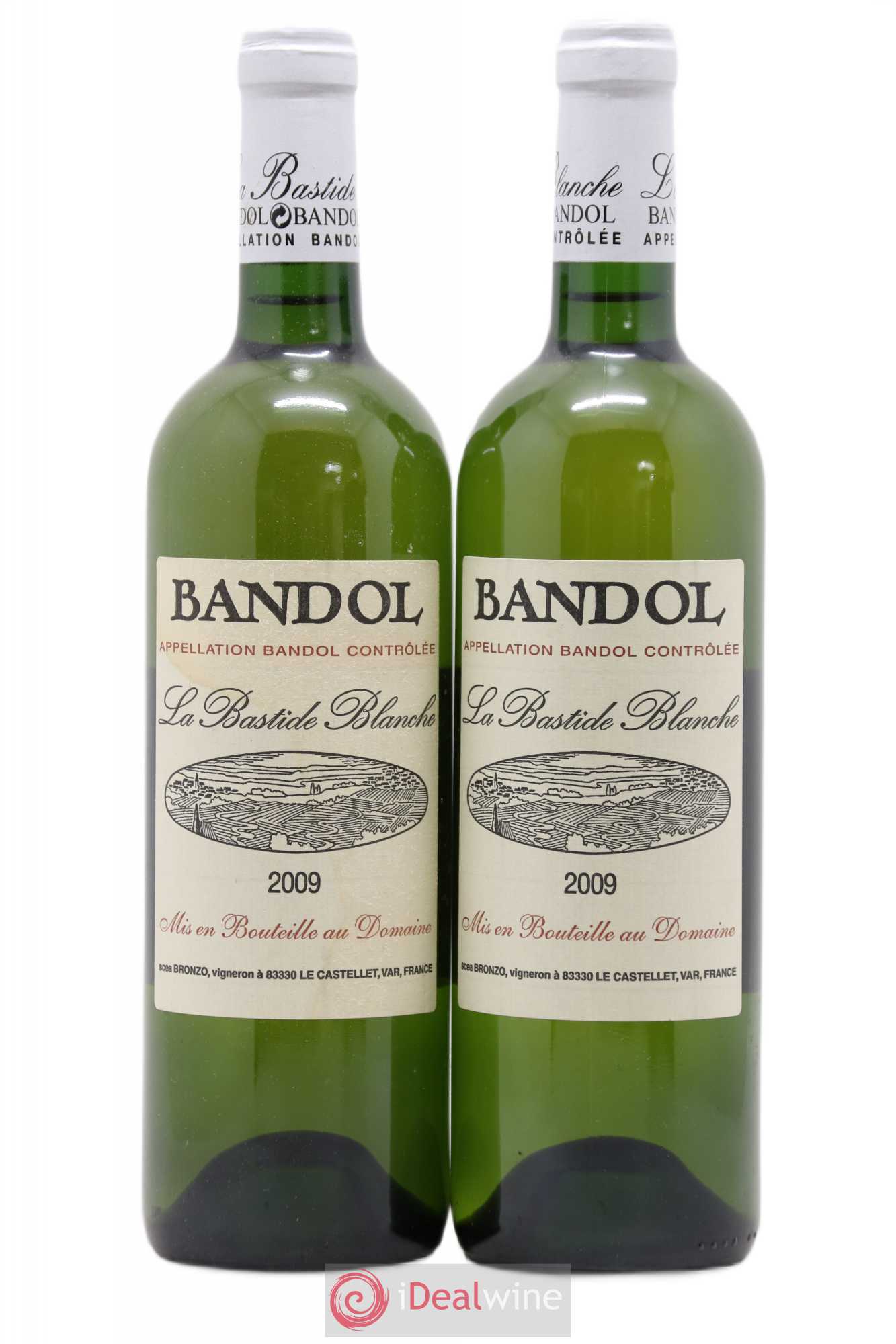 Bandol La Bastide Blanche Famille Bronzo 2009 - Lot de 2 bouteilles - 0