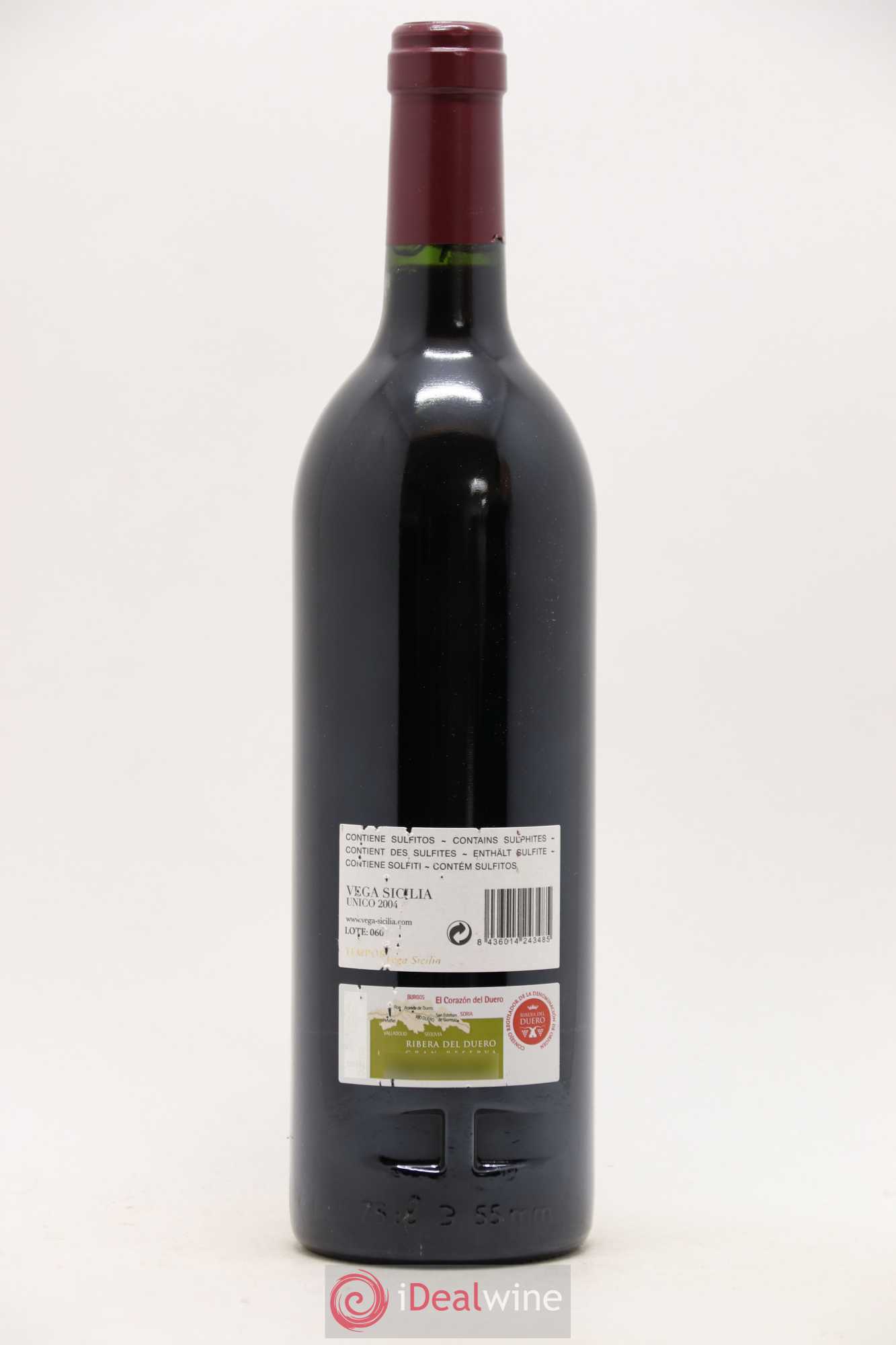 Ribera Del Duero DO Vega Sicilia Unico Famille Alvarez 2004 - Lot de 1 bouteille - 1