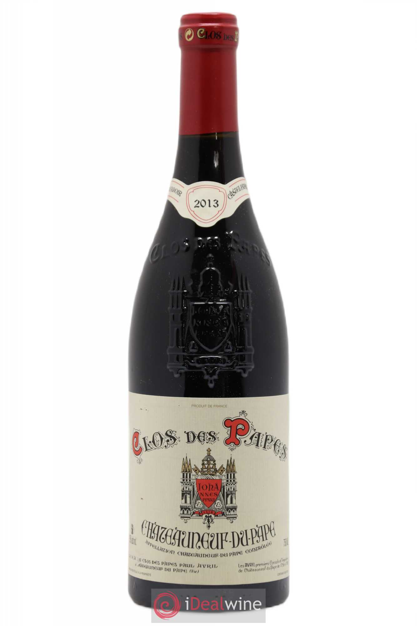 Châteauneuf-du-Pape Clos des Papes - Paul Avril 2013 - Lot de 1 bouteille - 0