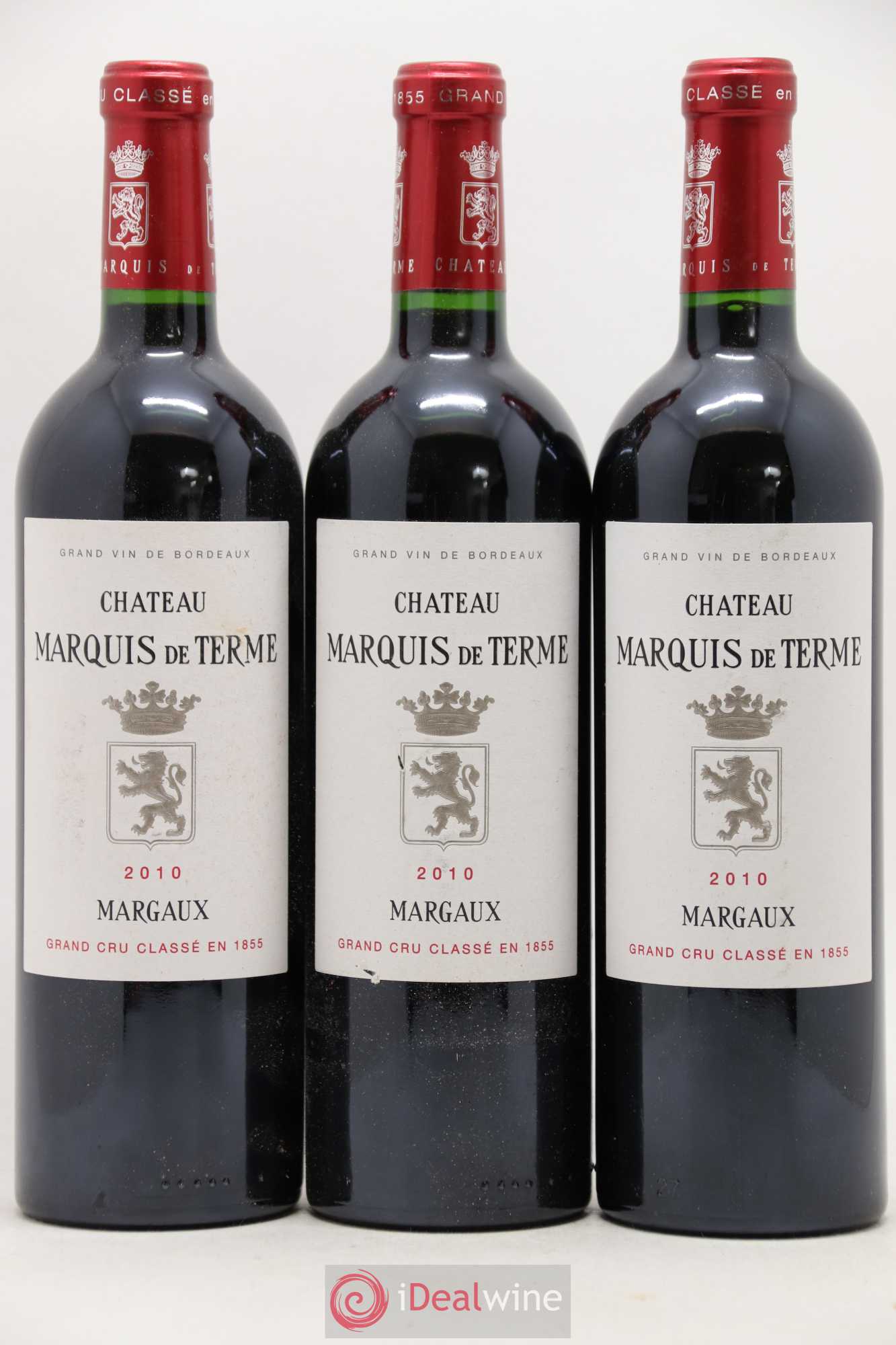 Château Marquis de Terme 4ème Grand Cru Classé 2010 - Lot de 6 bouteilles - 2