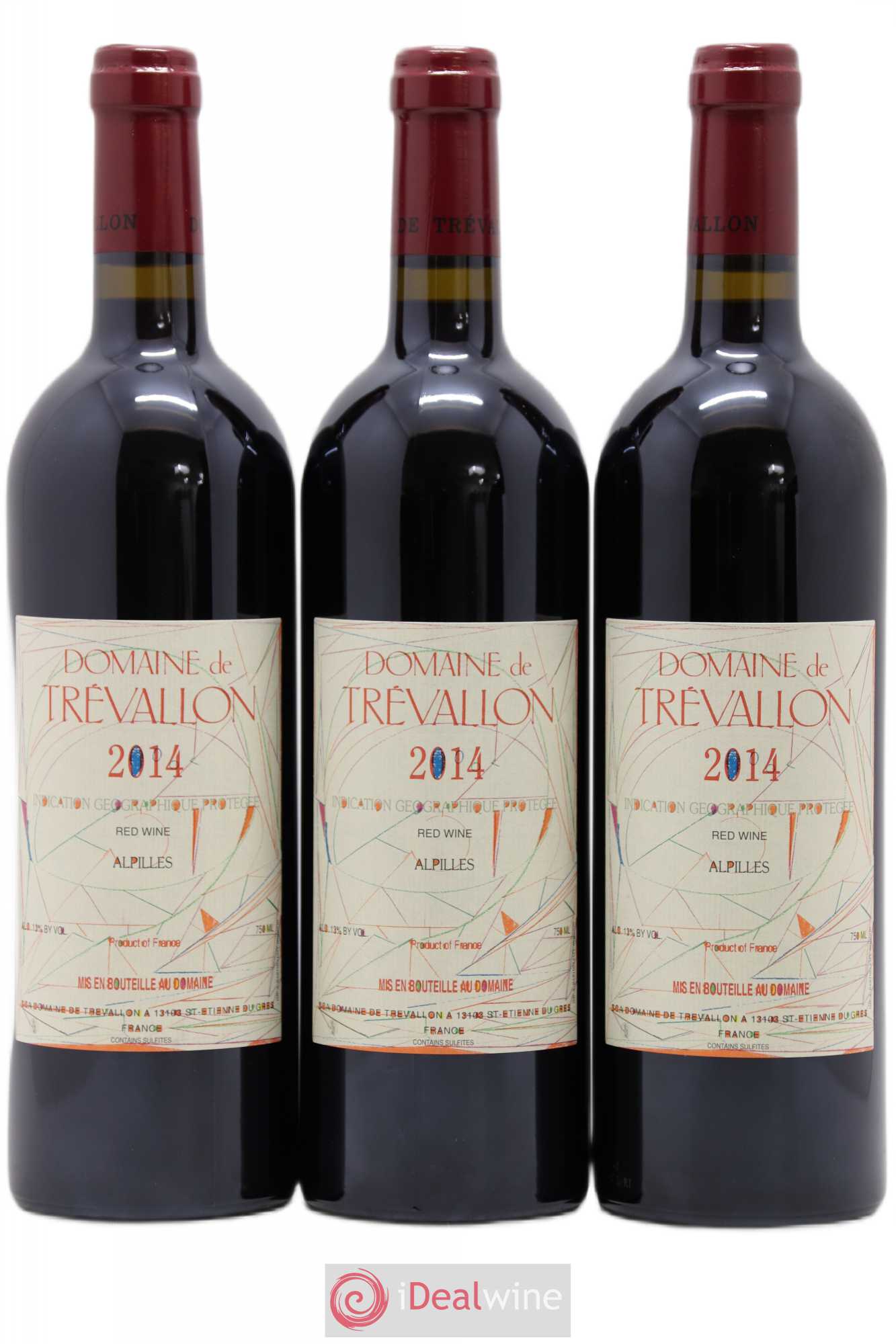 Alpilles Trévallon (Domaine de) Eloi Dürrbach 2014 - Lot de 3 bouteilles - 0