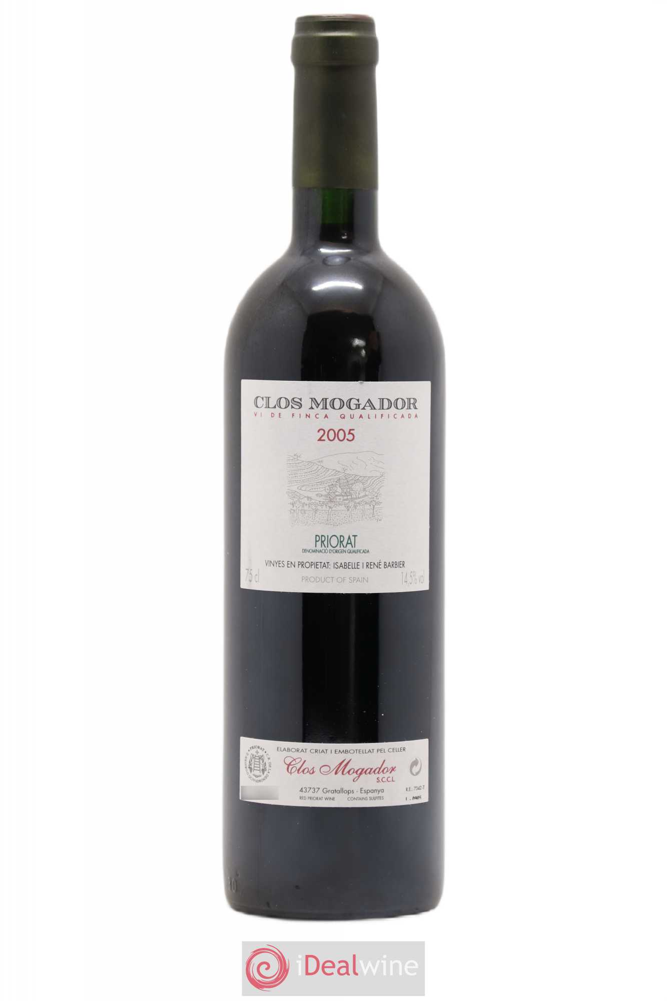 Priorat Clos Mogador DOCA René Barbier 2005 - Posten von 1 Flasche - 0