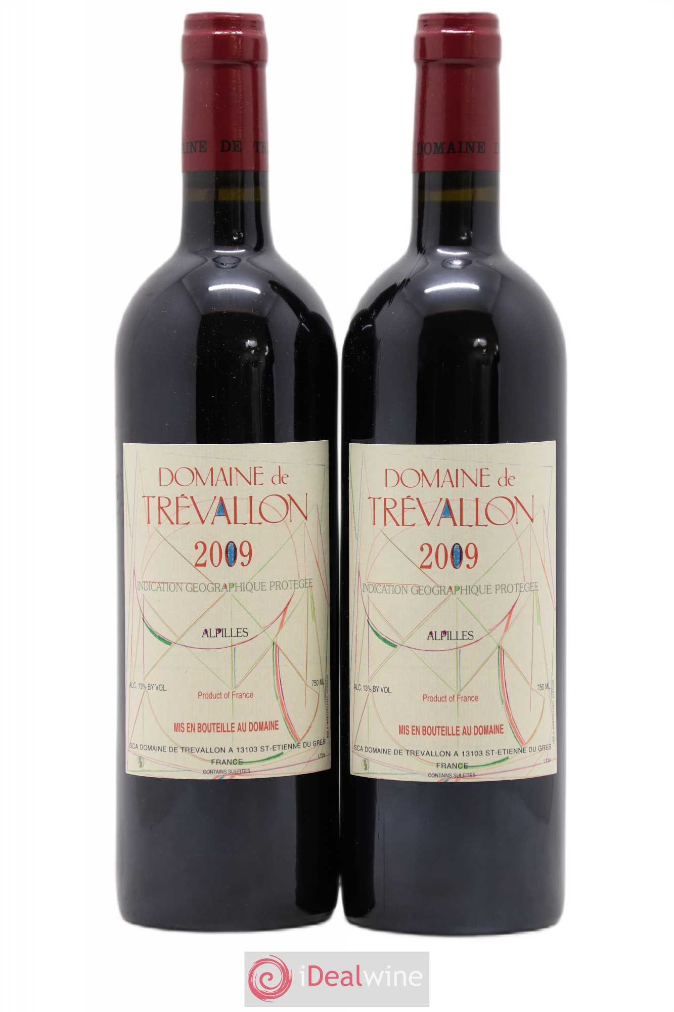 Alpilles Trévallon (Domaine de) Eloi Dürrbach 2009 - Lot de 2 bouteilles - 0
