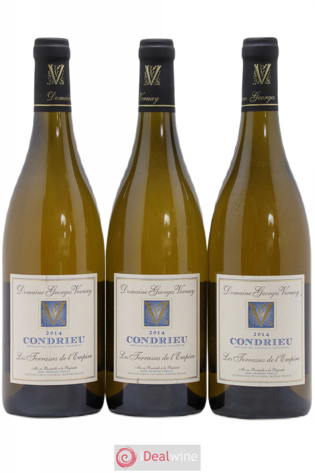 Condrieu Terrasses de l'Empire Georges Vernay 2014 - Lot de 3 bouteilles - 0