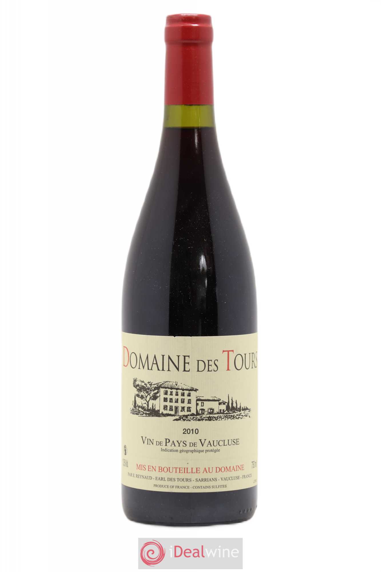 Vaucluse (Vin de Pays de Vaucluse) Domaine des Tours Emmanuel Reynaud 2010 - Lot de 1 bouteille - 0