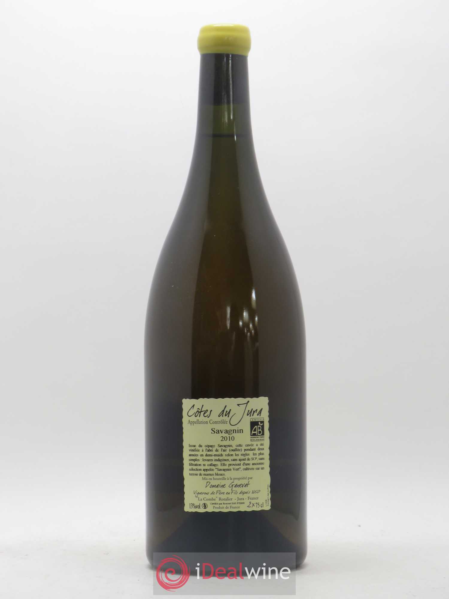 Côtes du Jura Les Chalasses Marnes Bleues Jean-François Ganevat (Domaine) 2010 - Lot de 1 magnum - 1