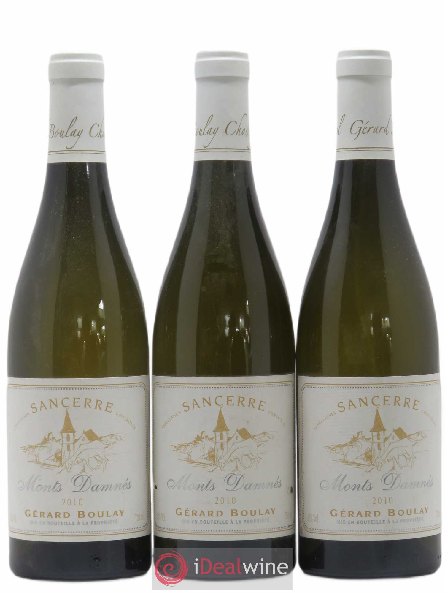 Sancerre Monts Damnés Gérard Boulay 2010 - Lot de 3 bouteilles - 0