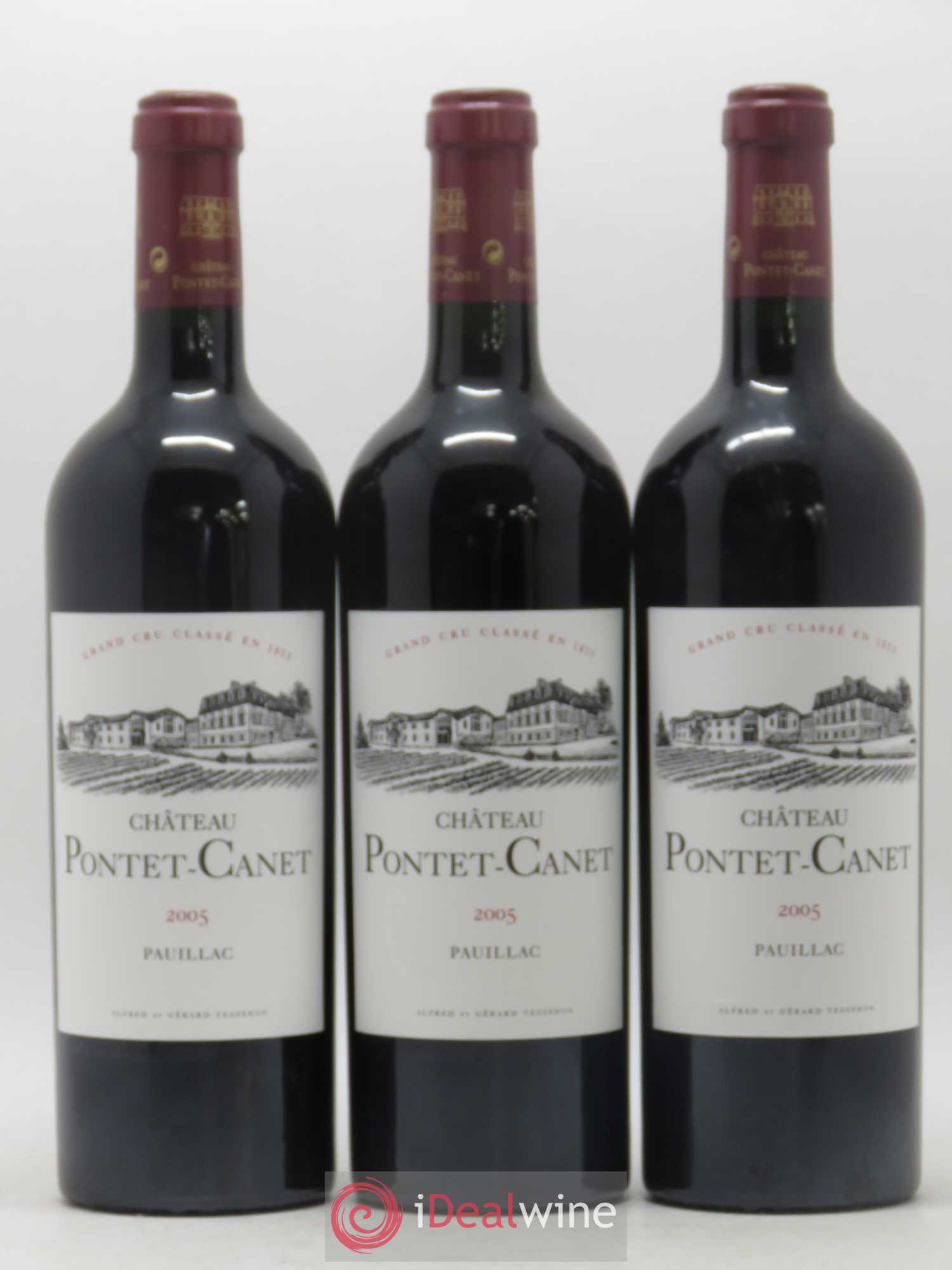 Château Pontet Canet 5ème Grand Cru Classé 2005 - Lot de 12 bouteilles - 2