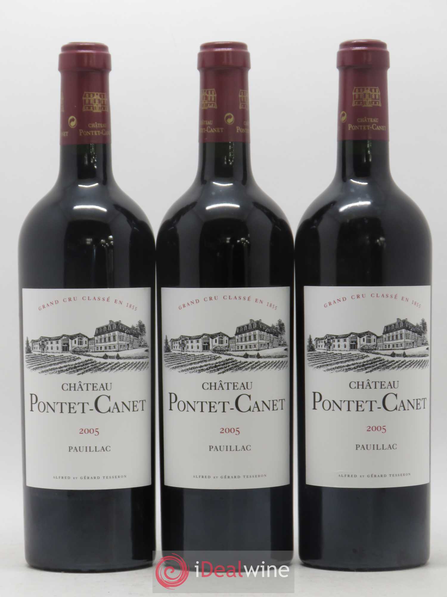 Château Pontet Canet 5ème Grand Cru Classé 2005 - Lot de 12 bouteilles - 3