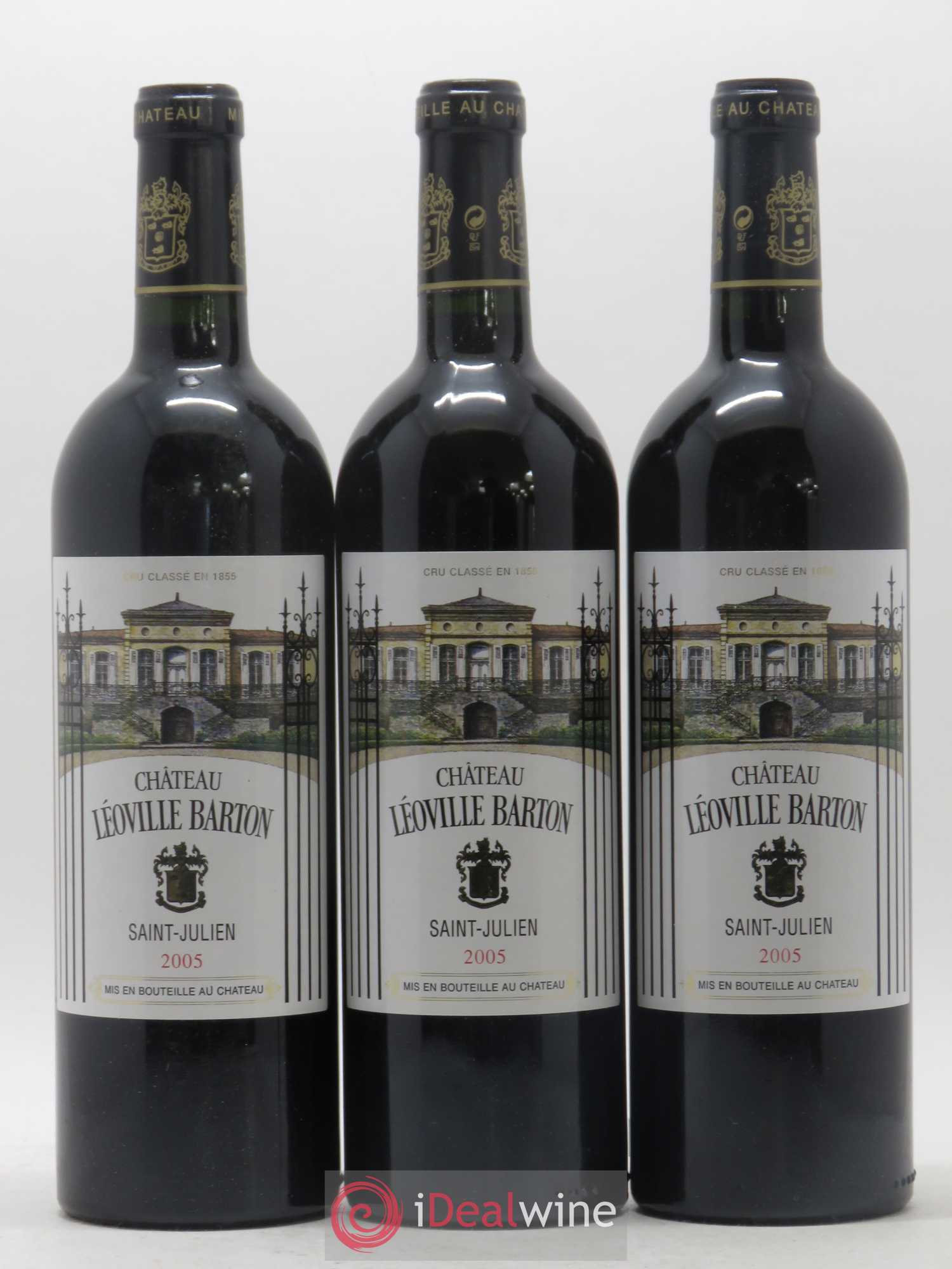 Château Léoville Barton 2ème Grand Cru Classé 2005 - Lot de 12 bouteilles - 1