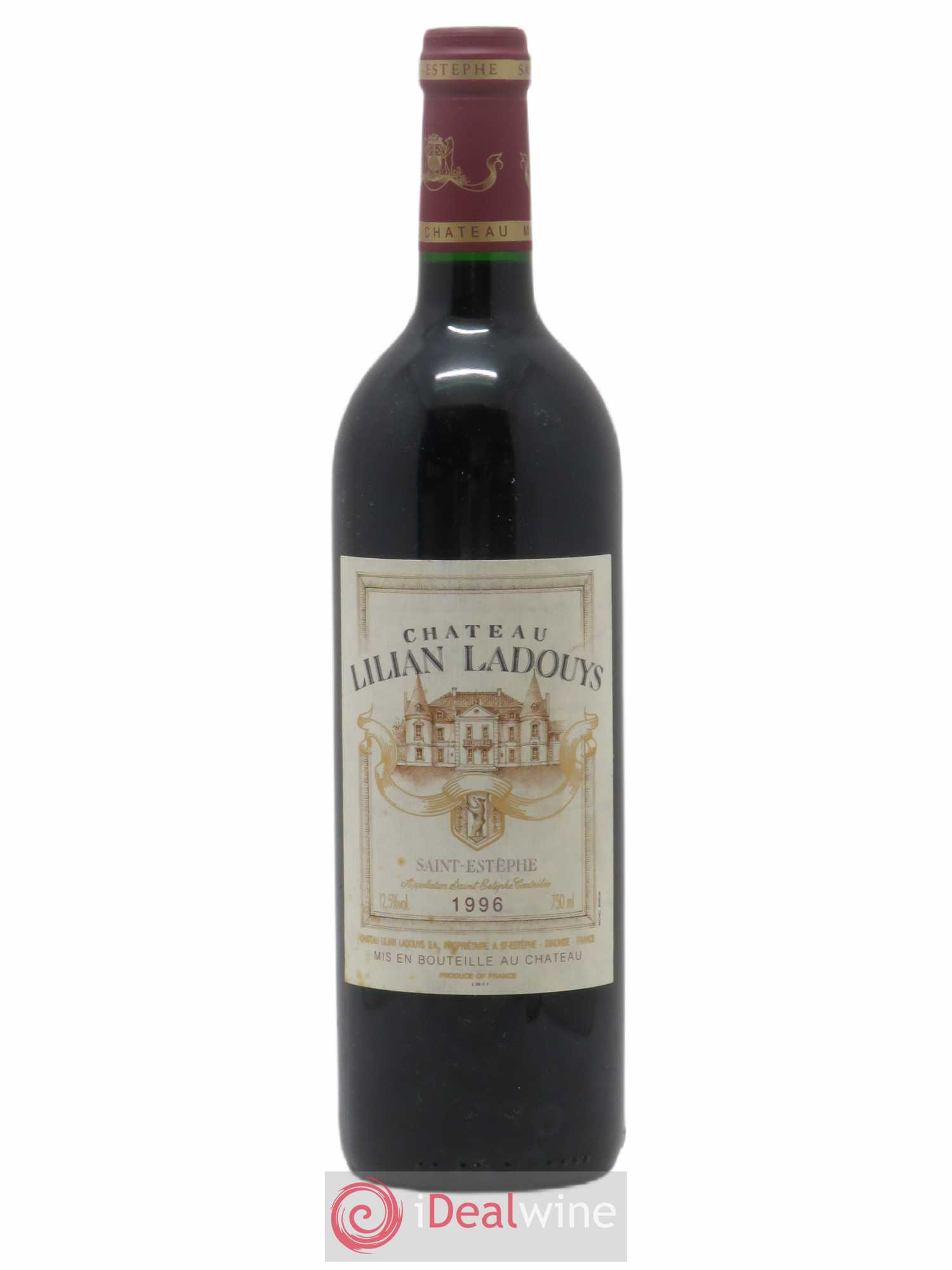 Château Lilian Ladouys Cru Bourgeois 1996 - Lot de 1 bouteille - 0
