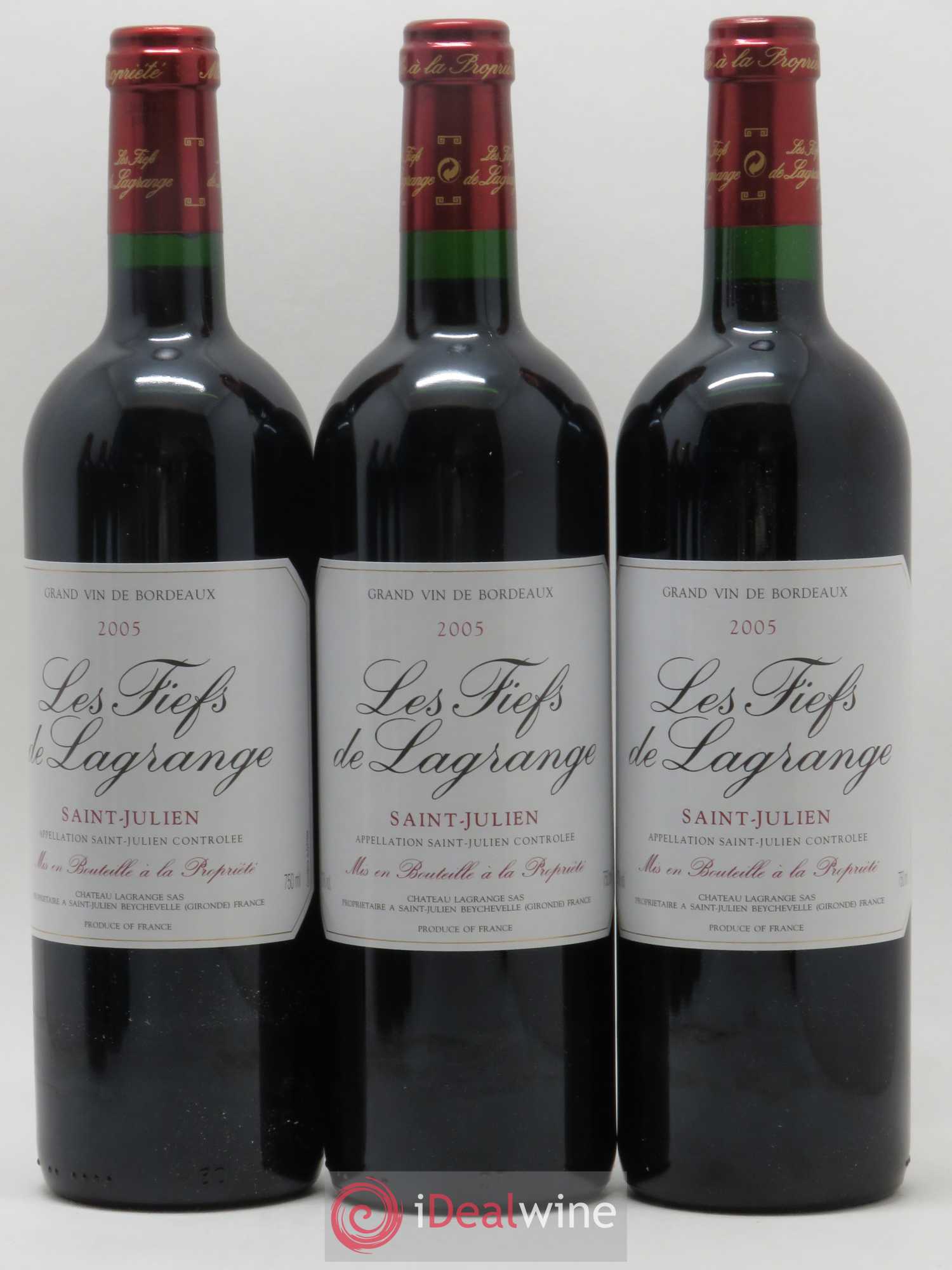 Les Fiefs de Lagrange Second Vin 2005 - Lot de 6 bouteilles - 1