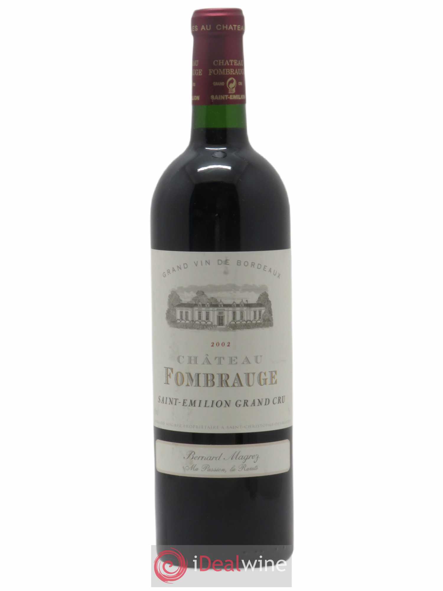 Château Fombrauge Grand Cru Classé 2002 - Lot de 1 bouteille - 0