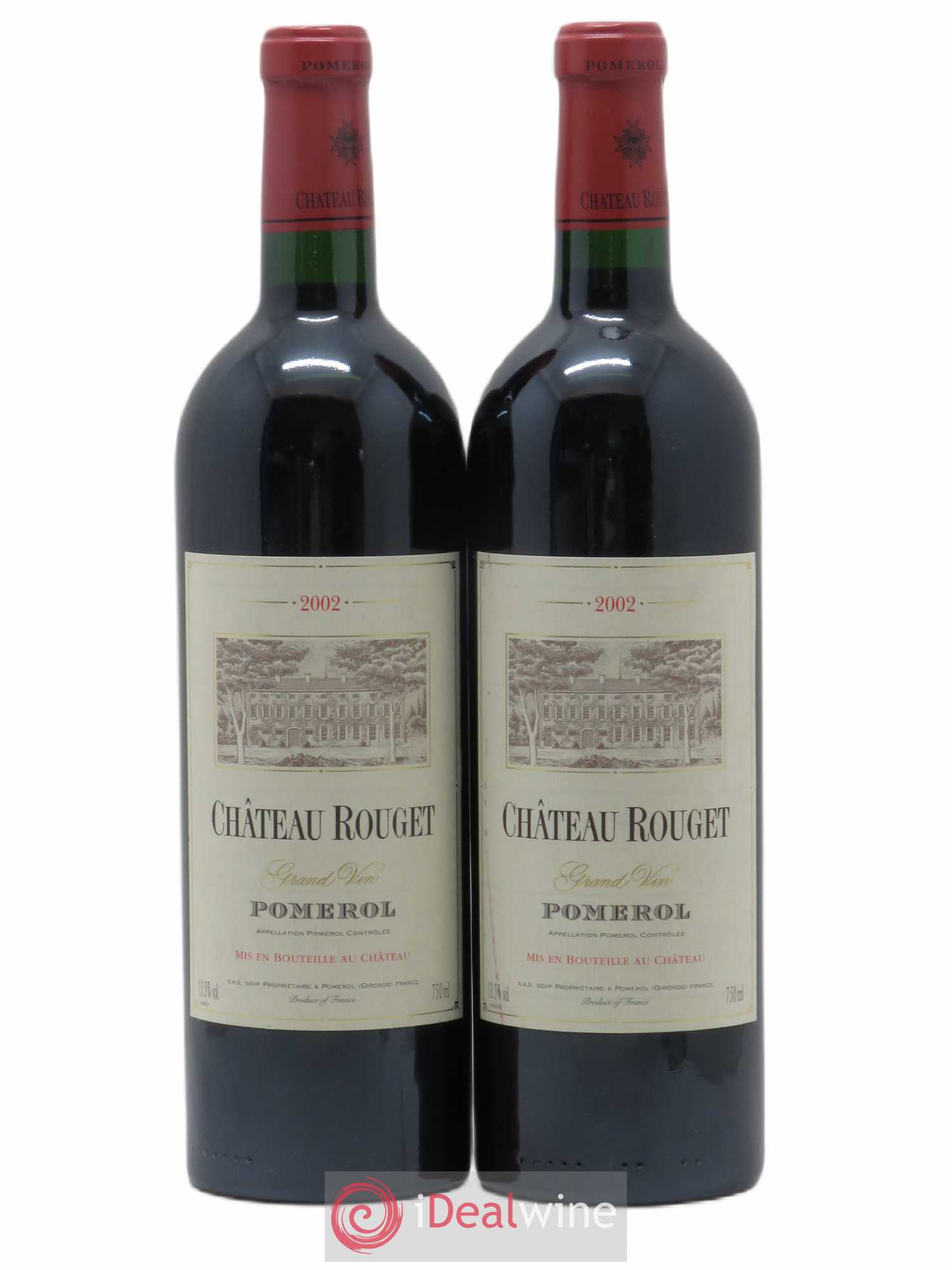 Château Rouget 2002 - Lot of 2 bottles - 0