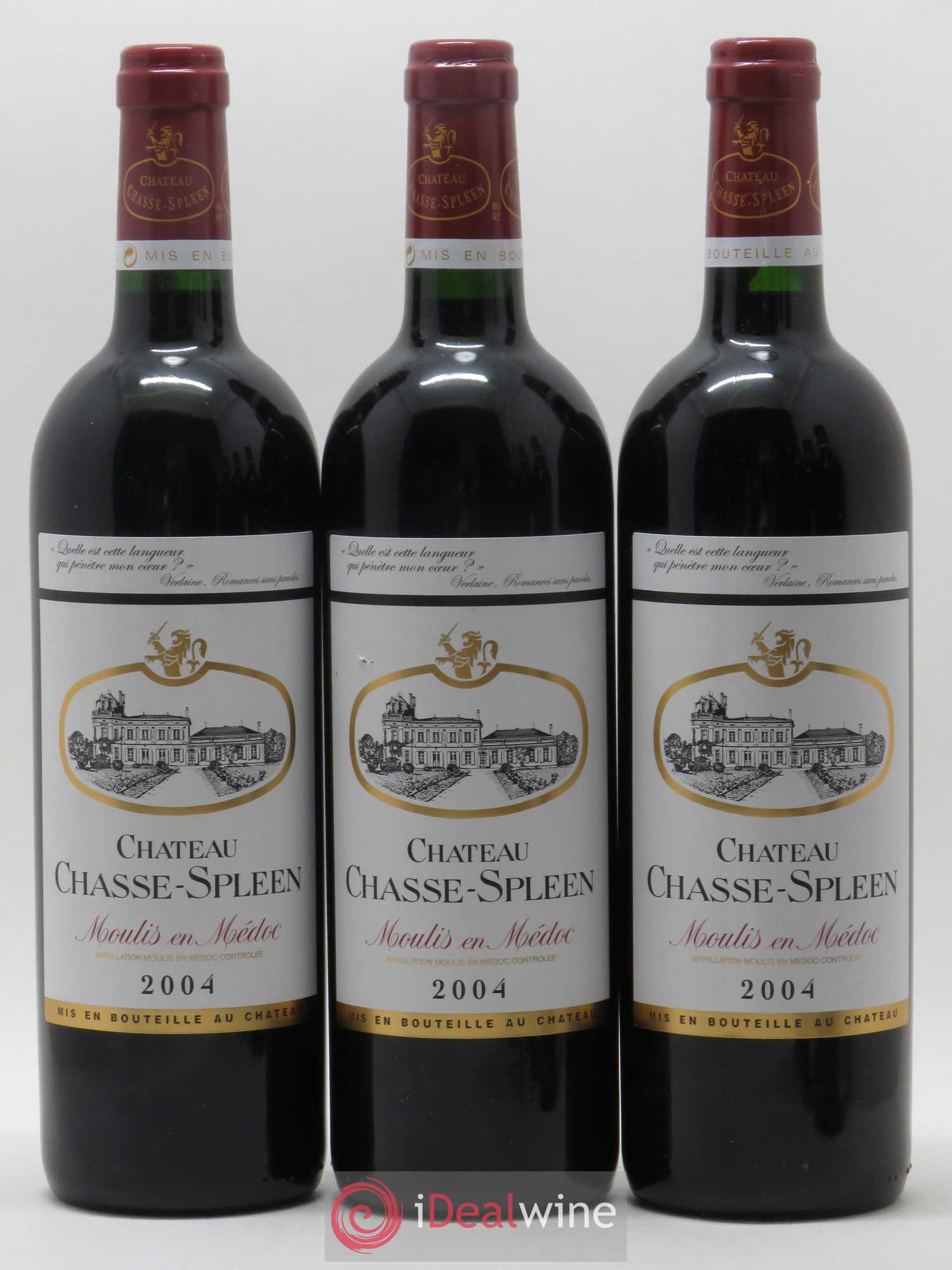 Château Chasse Spleen 2004 - Lot de 6 bouteilles - 2